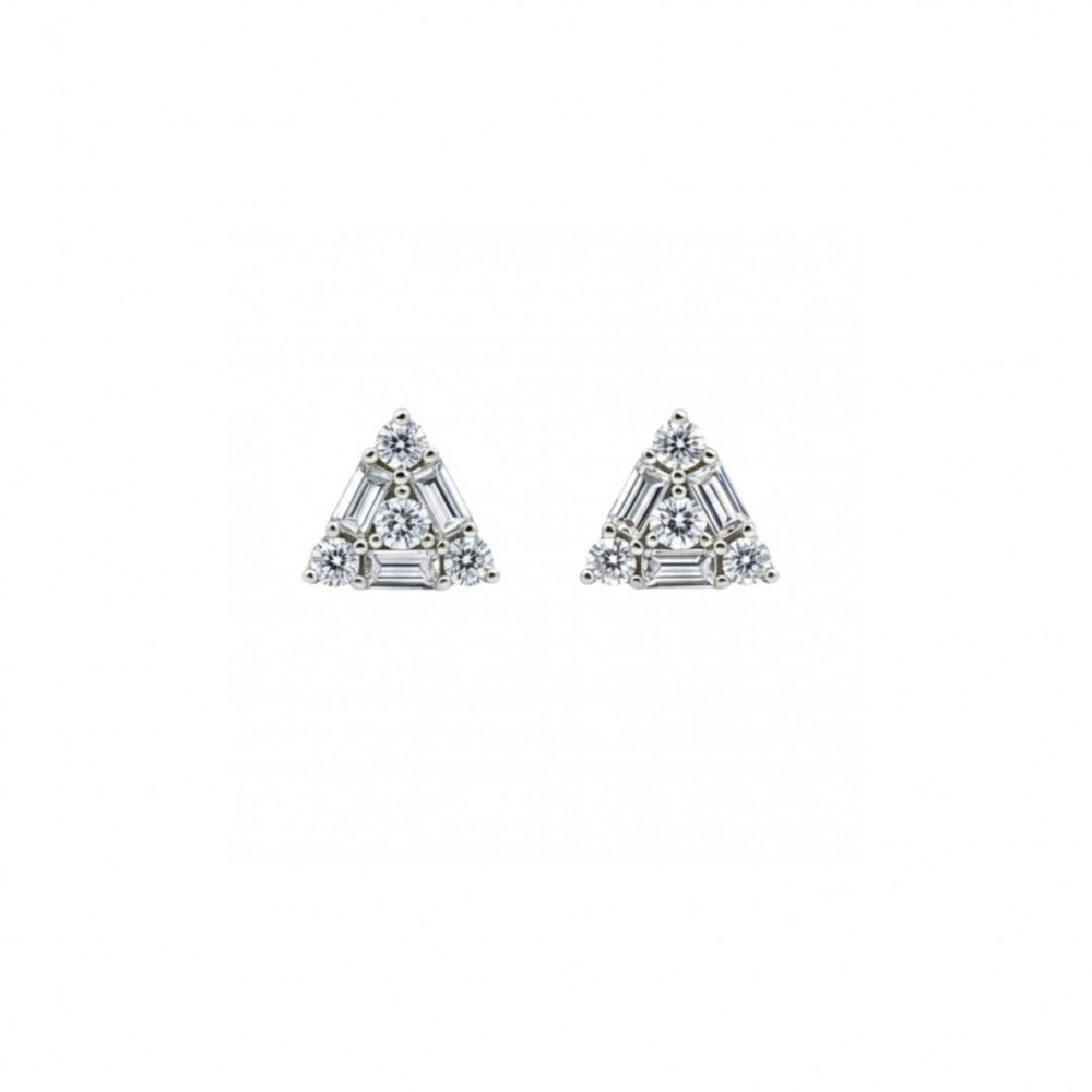 Image of Trinity Spark Diamond Earrings
