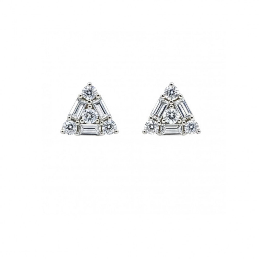Image of Trinity Spark Diamond Earrings