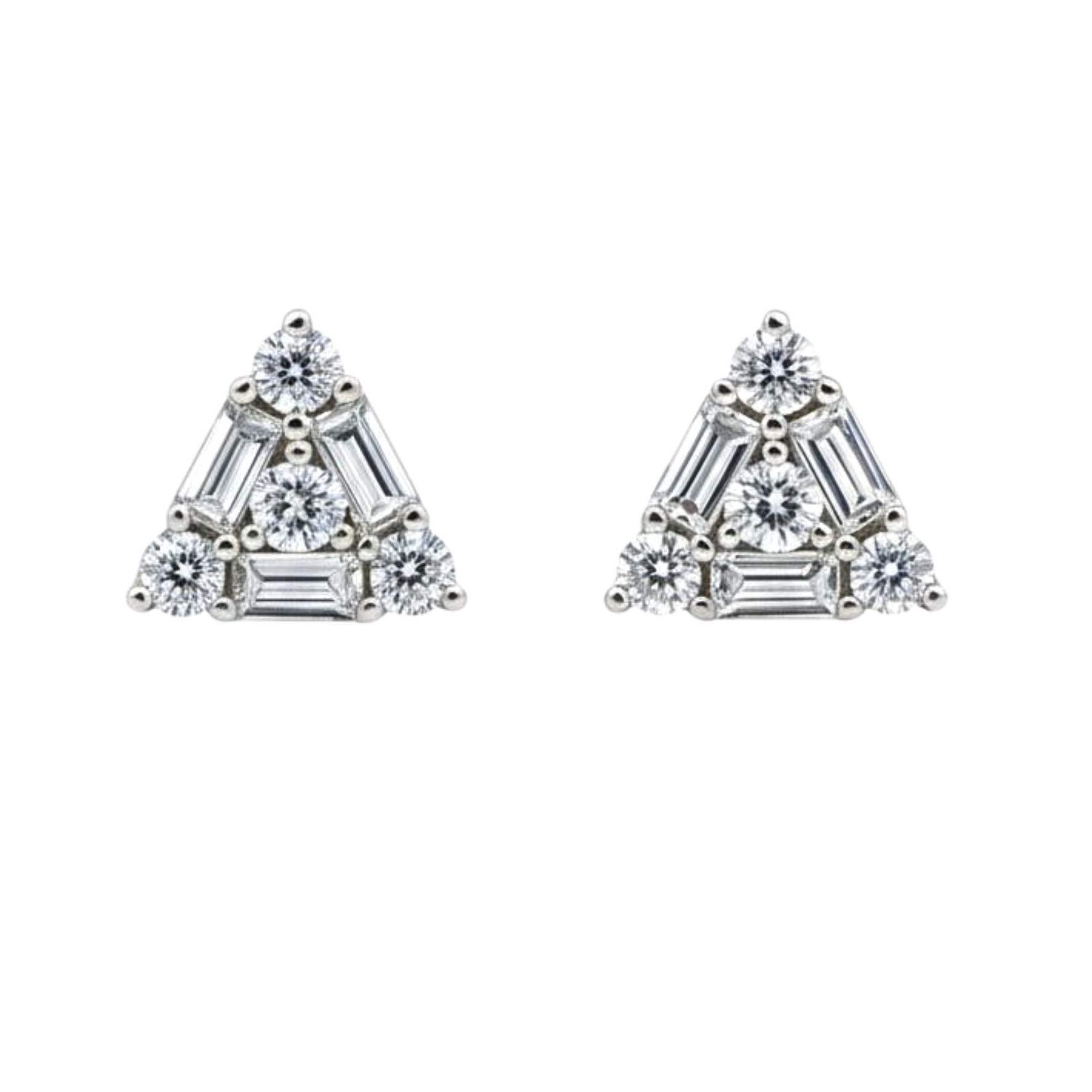 Trinity Spark Diamond Earrings