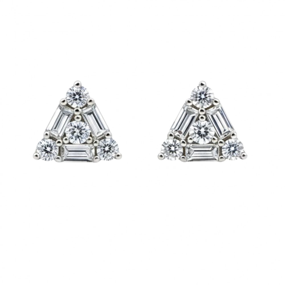 Image of Trinity Spark Diamond Earrings