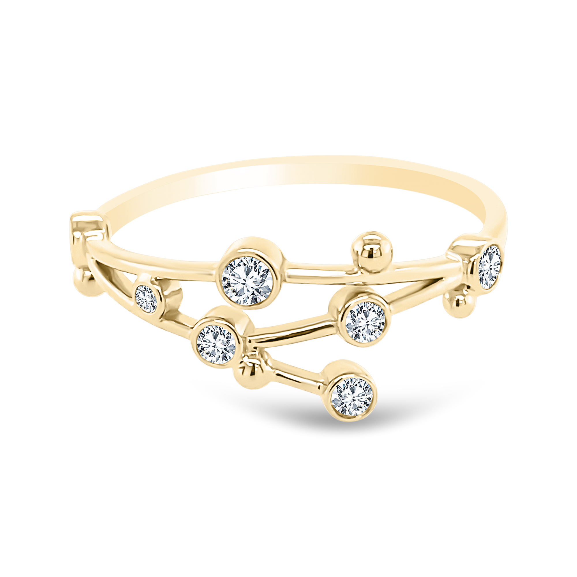 Virgo Constellation Ring