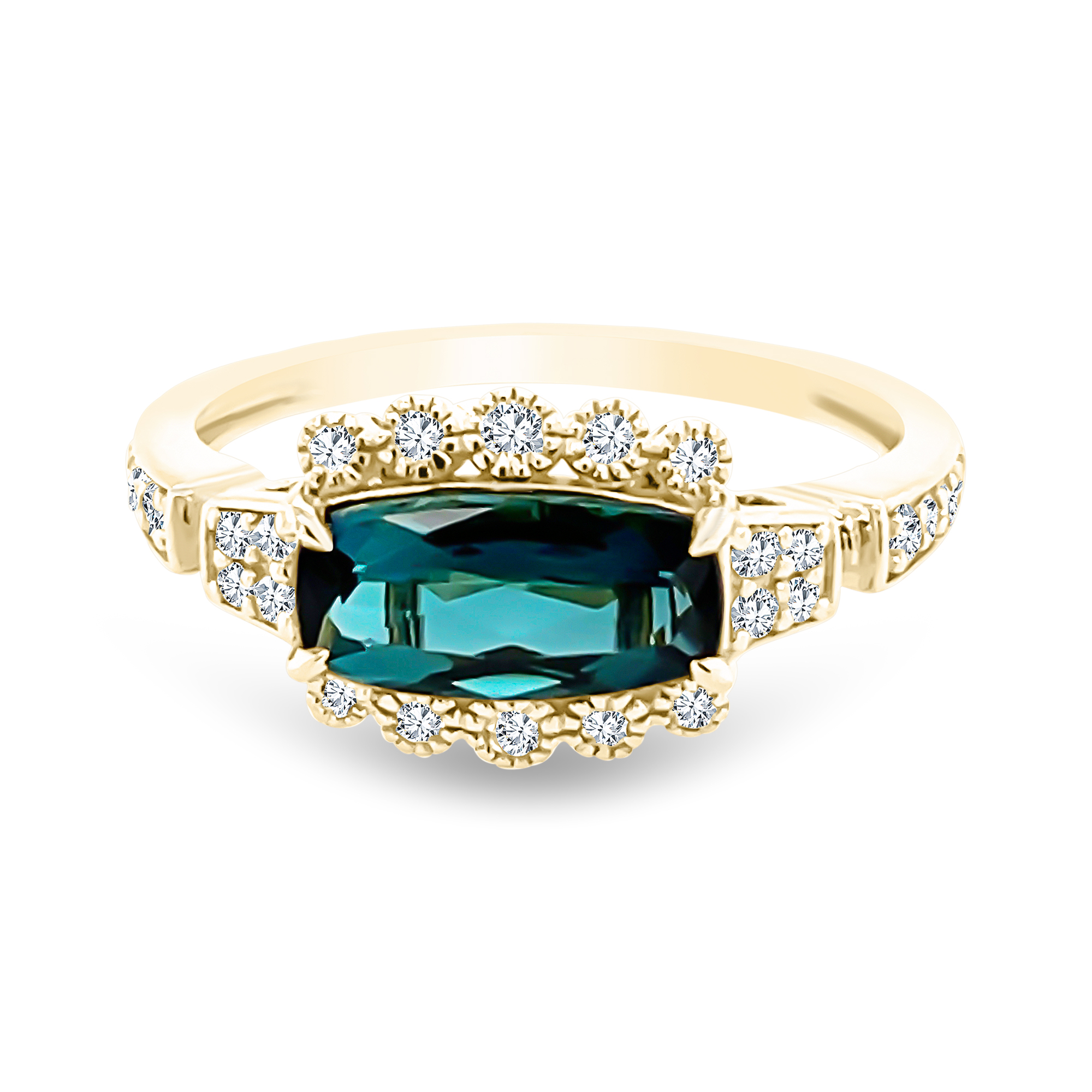 Wisdom Green Tourmaline Ring