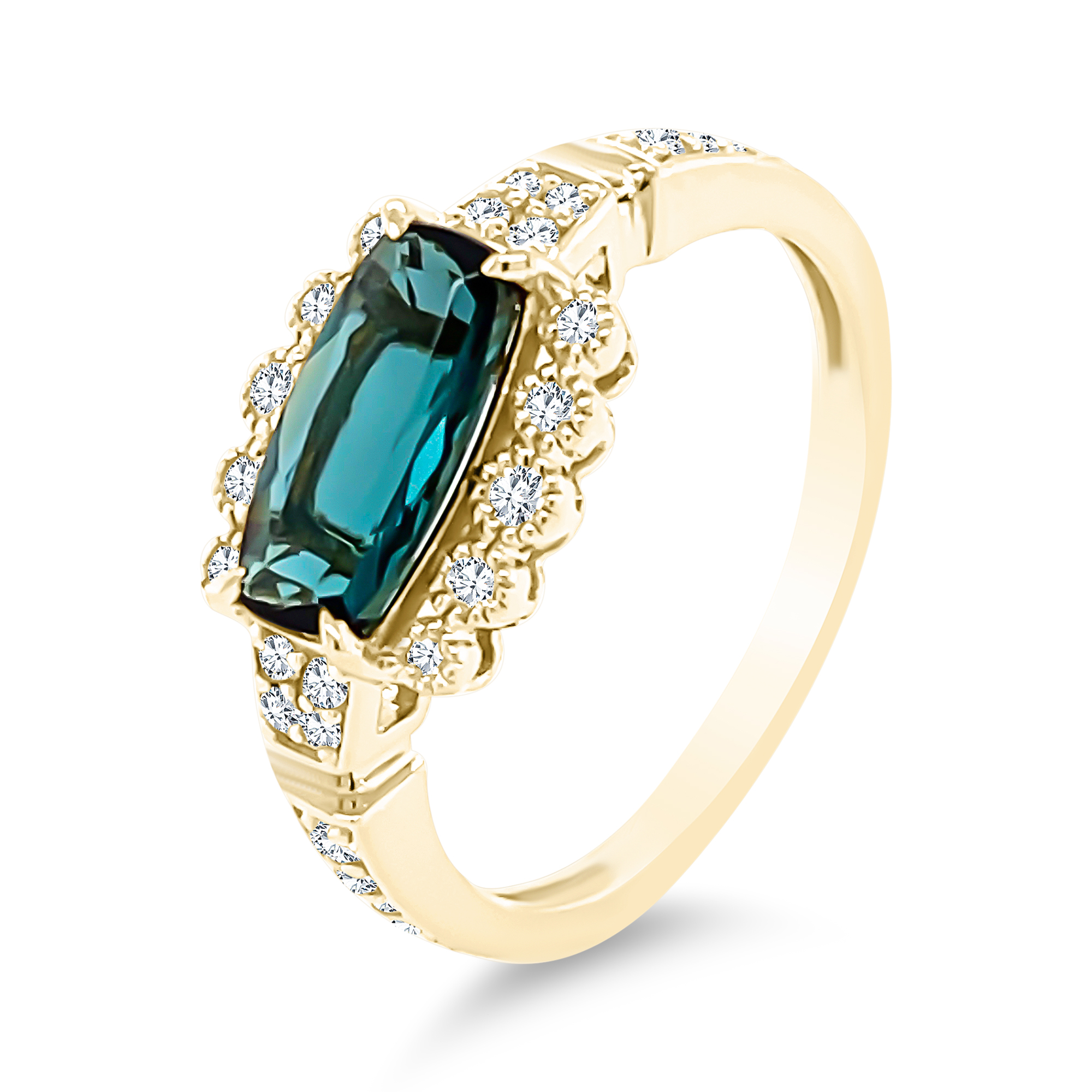 Wisdom Green Tourmaline Ring