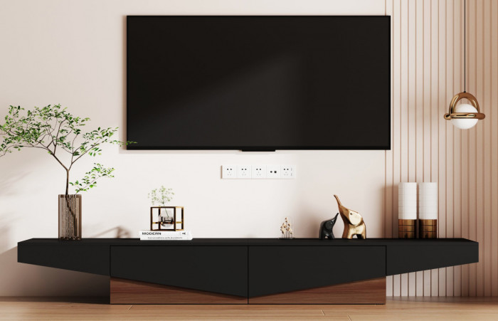 AVIVANA Luxury Media Unit in a living room decor.