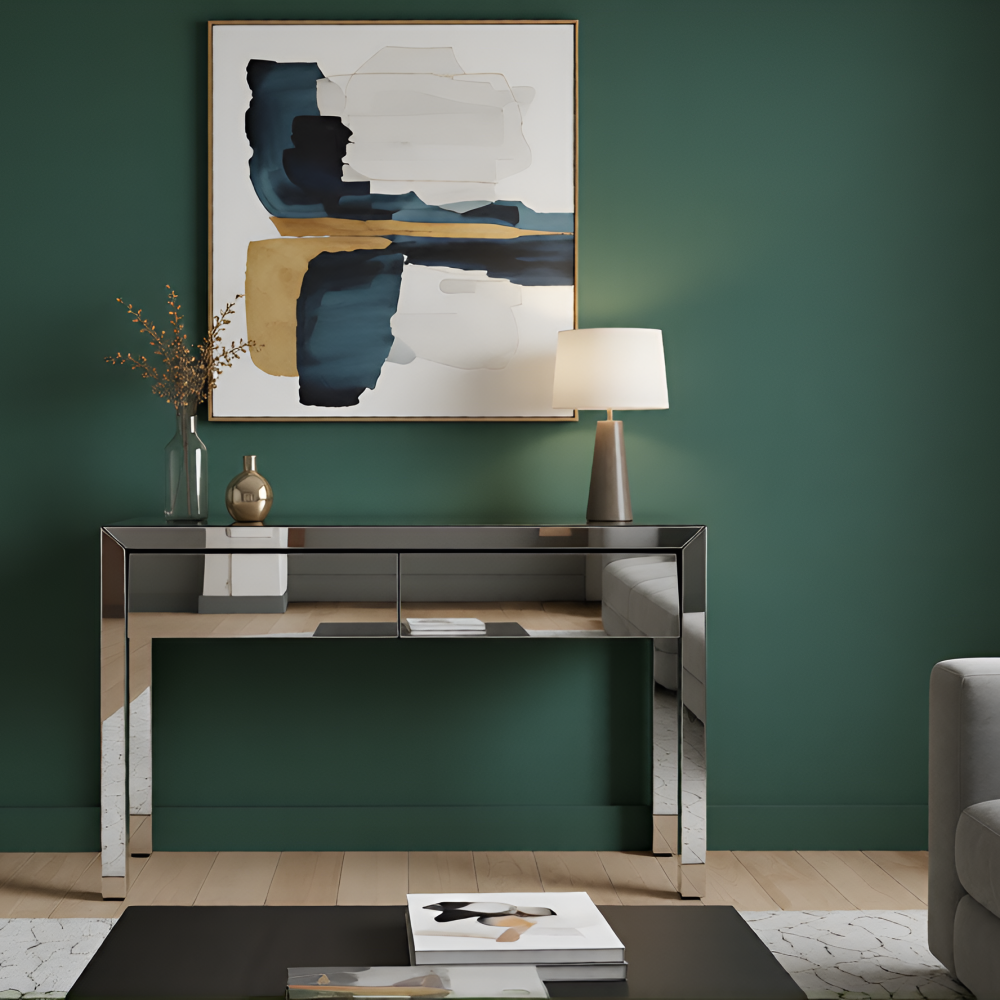 SYDNEY EMERALD Mirrored Console
