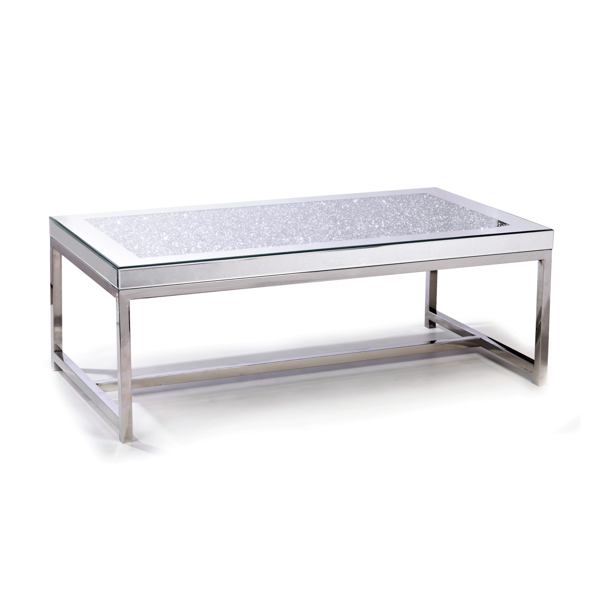 GEM Mirrored Crushed Diamond Coffee Table