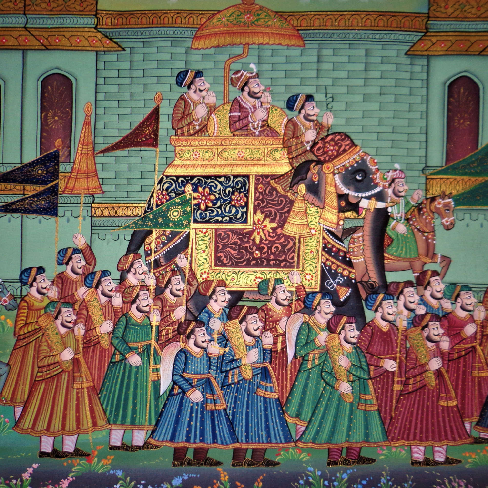 Rajgharana - Mahal RAJASTHANI PAINTING