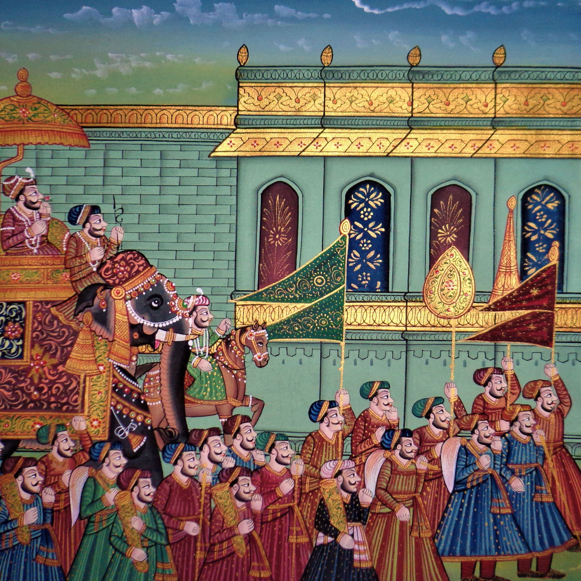 Rajgharana - Mahal RAJASTHANI PAINTING