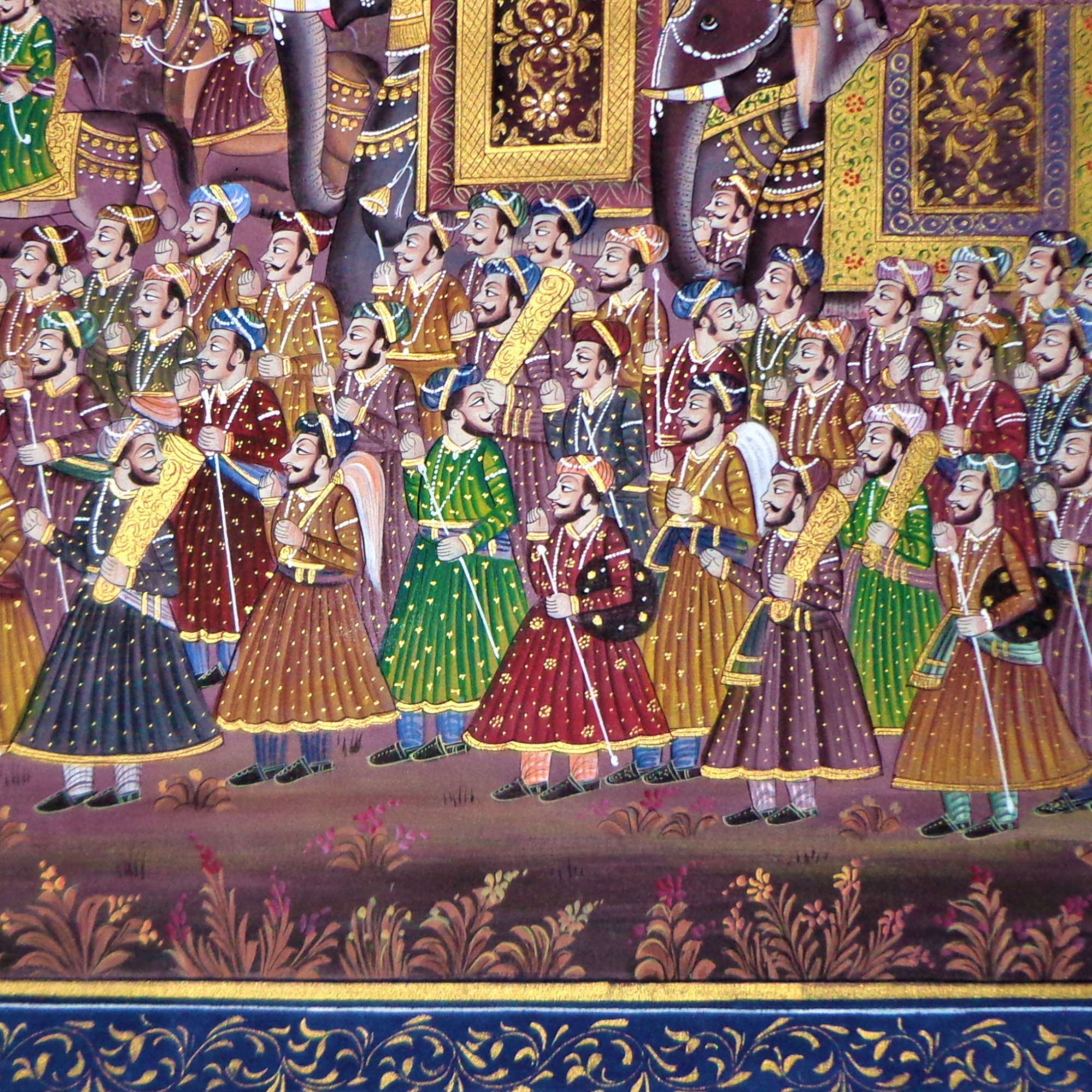 Rajgharana - Sawari RAJASTHANI PAINTING