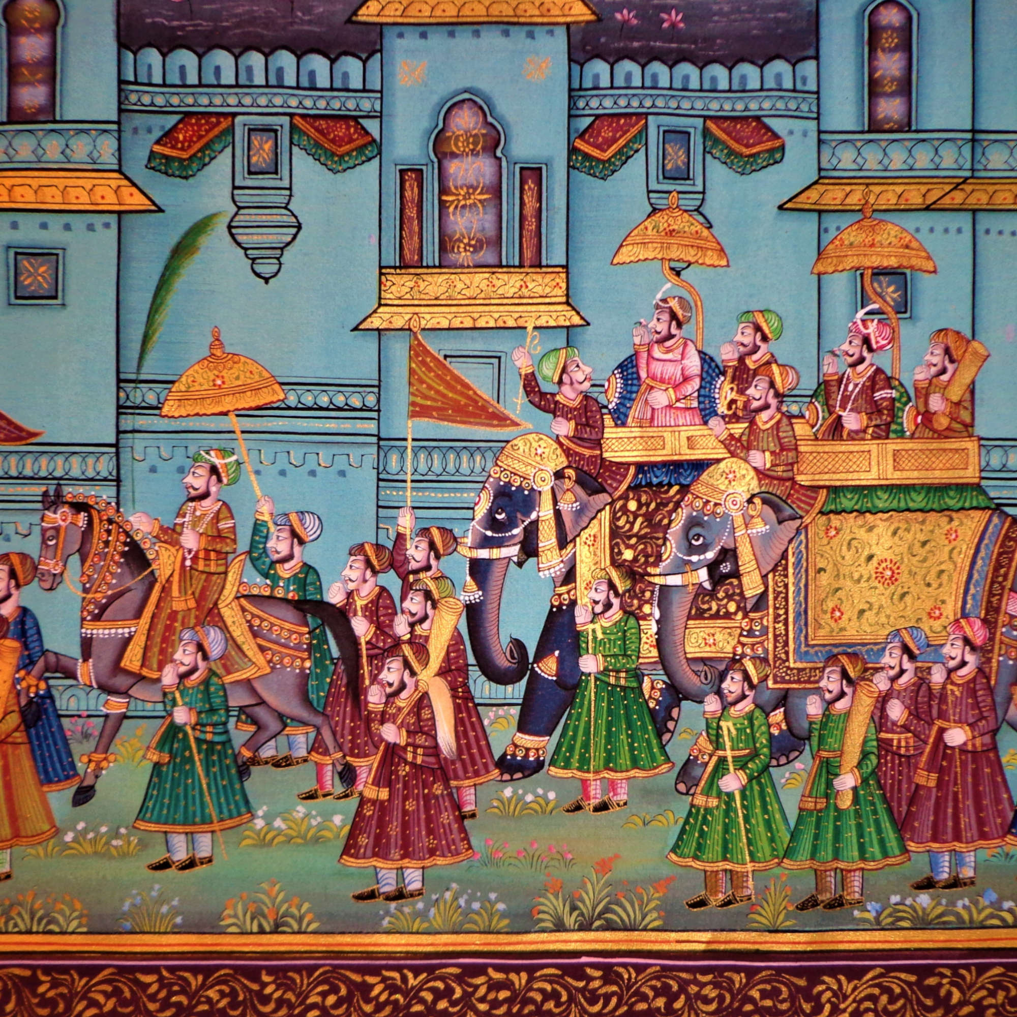 Rajgharana - Padao RAJASTHANI PAINTING