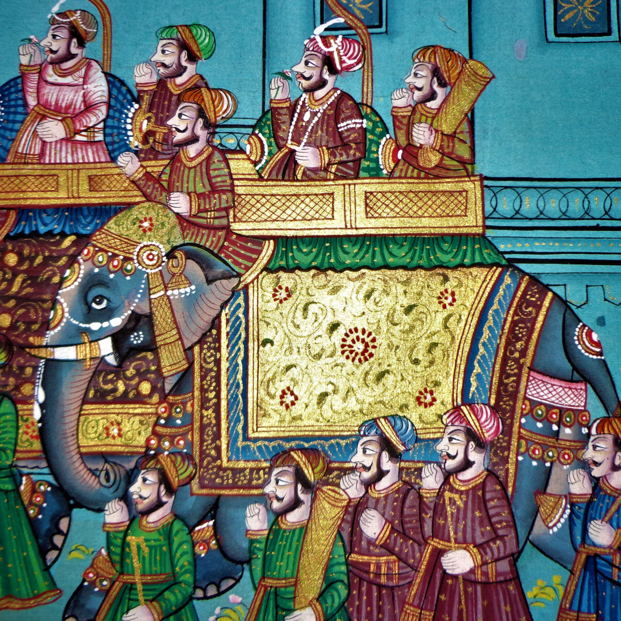 Rajgharana - Padao RAJASTHANI PAINTING