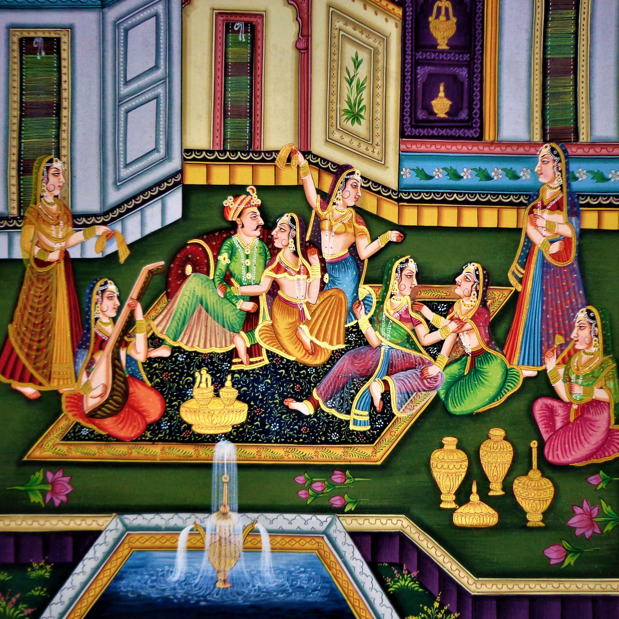 Maharaja Gold Painting