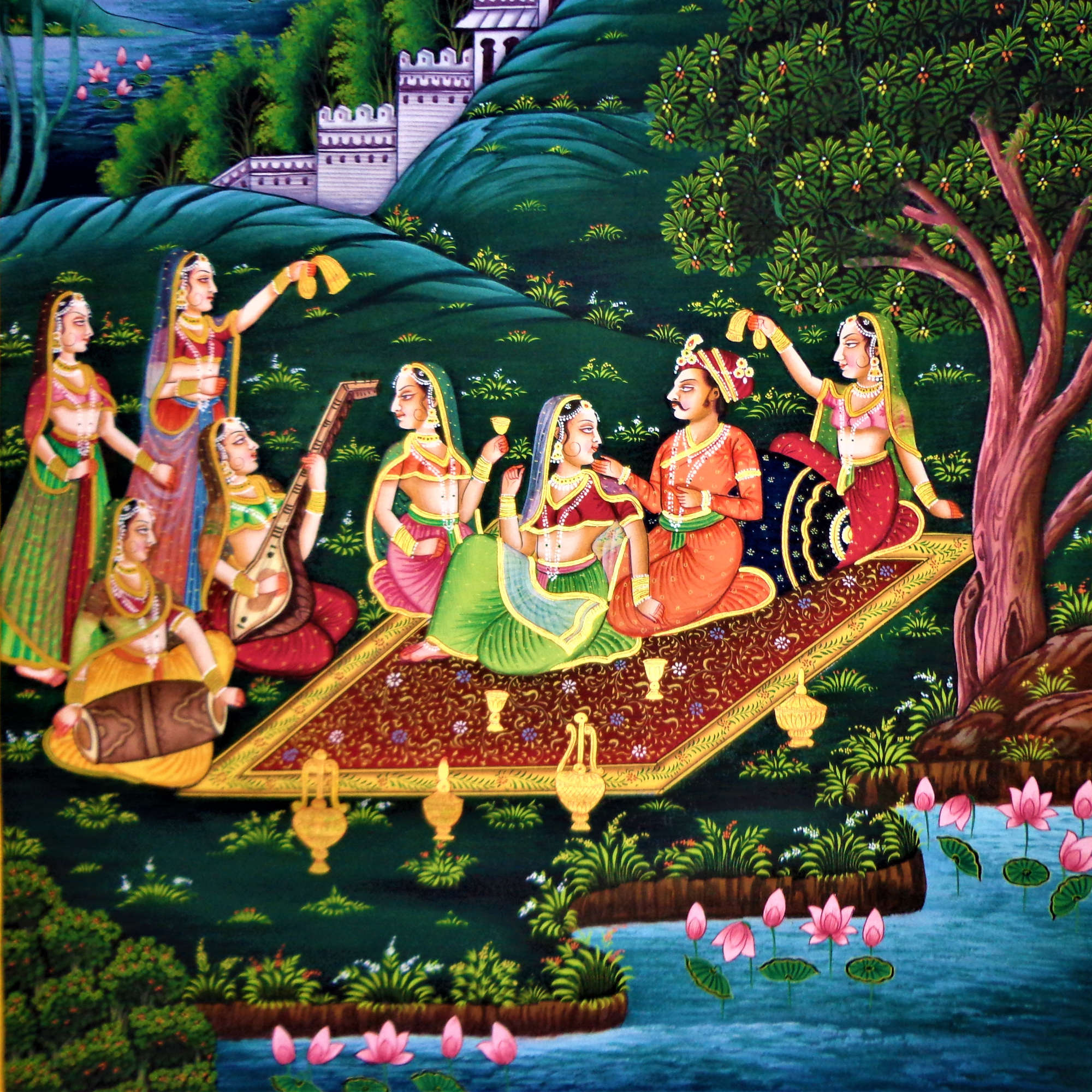 Maharaja Gold Painting