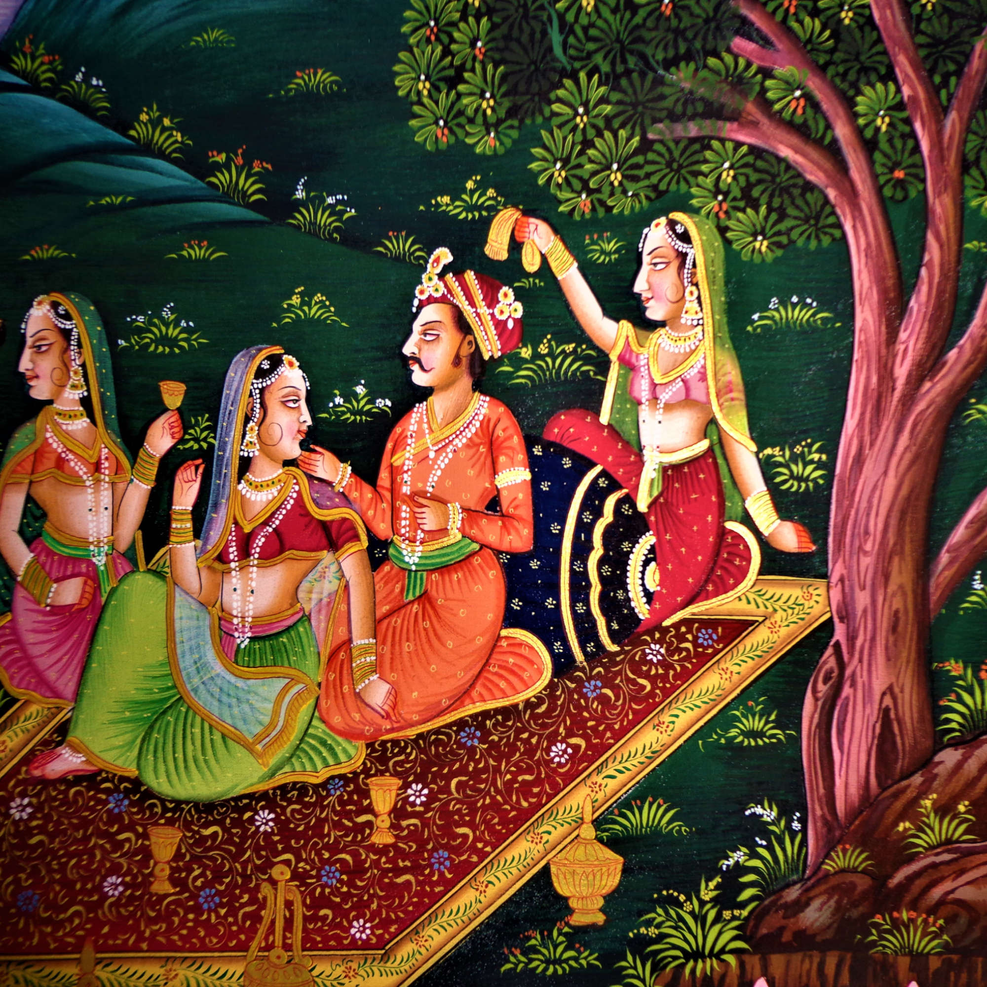 Maharaja Gold Painting