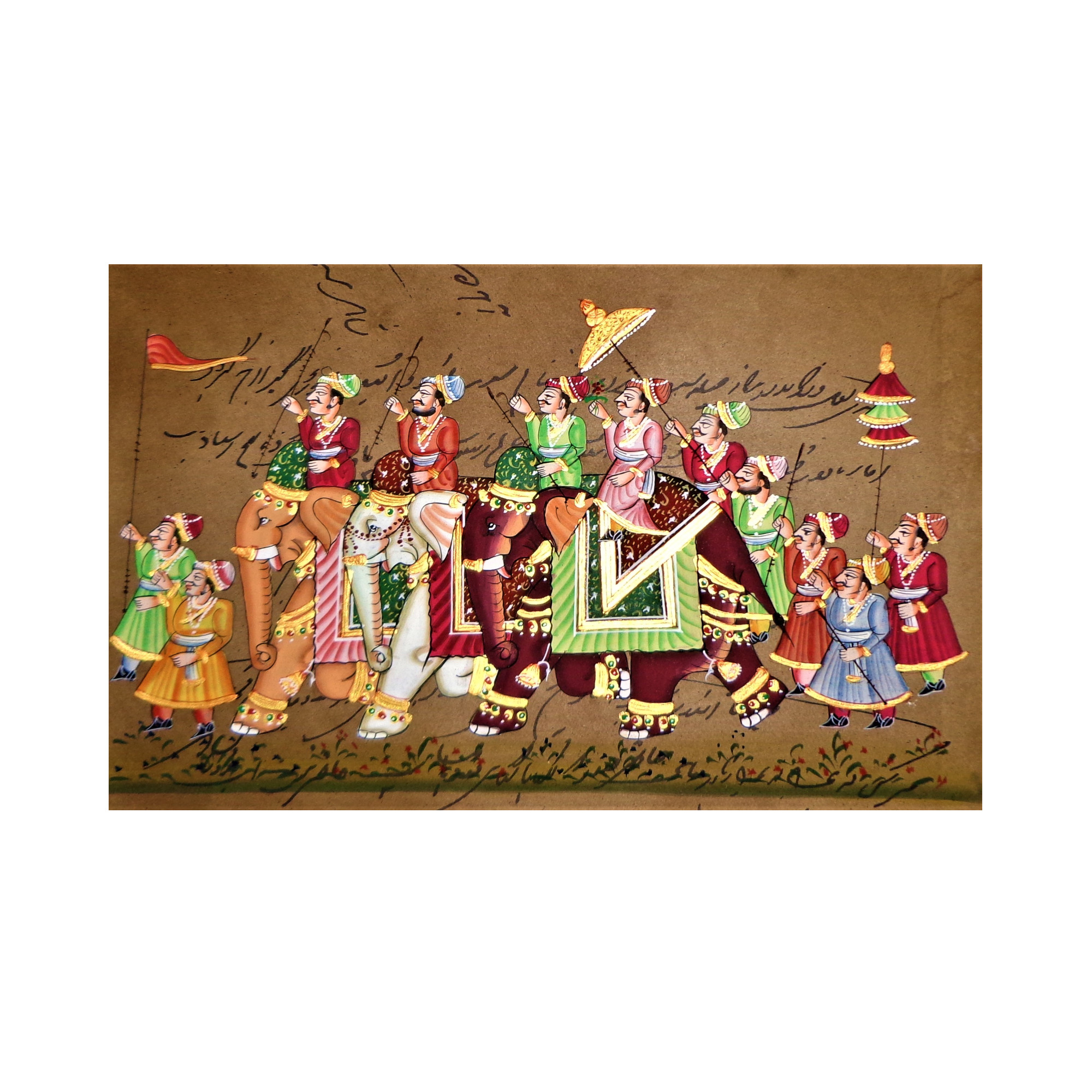 AVIVANA Stamp Paper Painting featuring miniature art