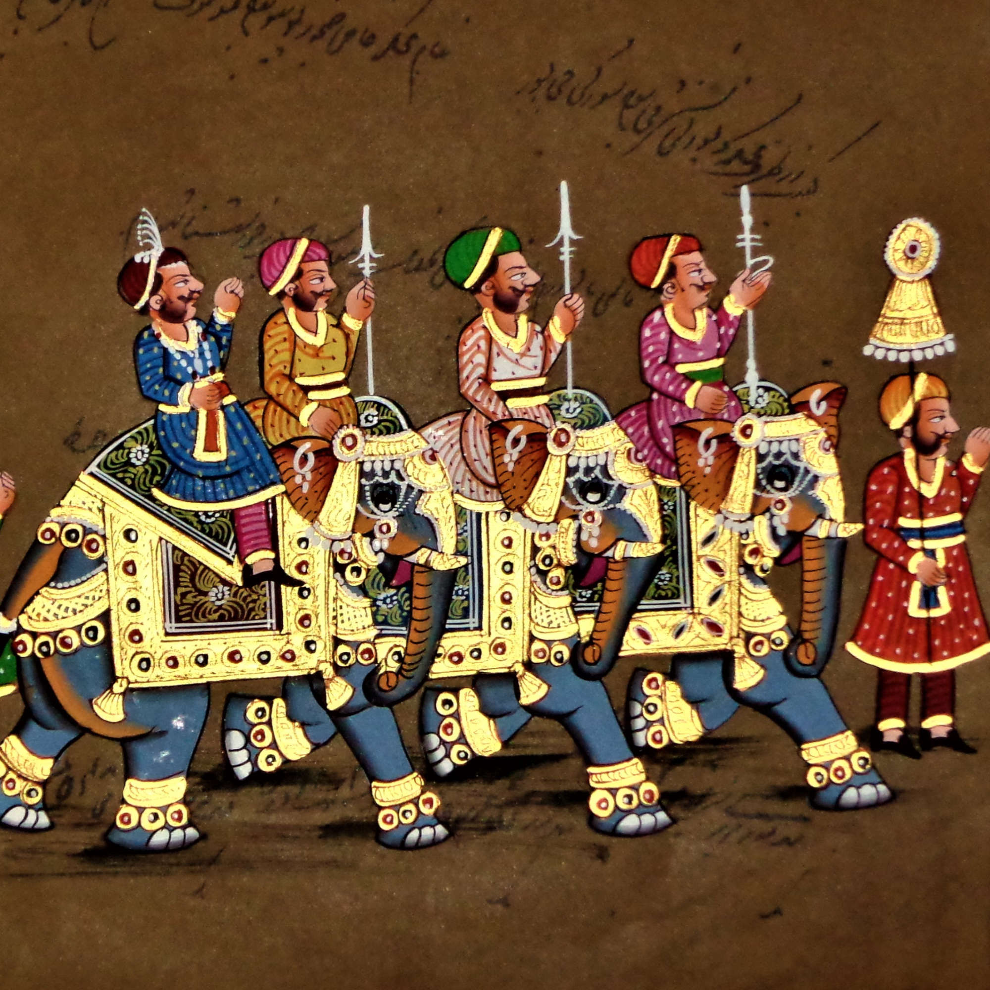 AVIVANA Stamp Paper Painting featuring miniature art