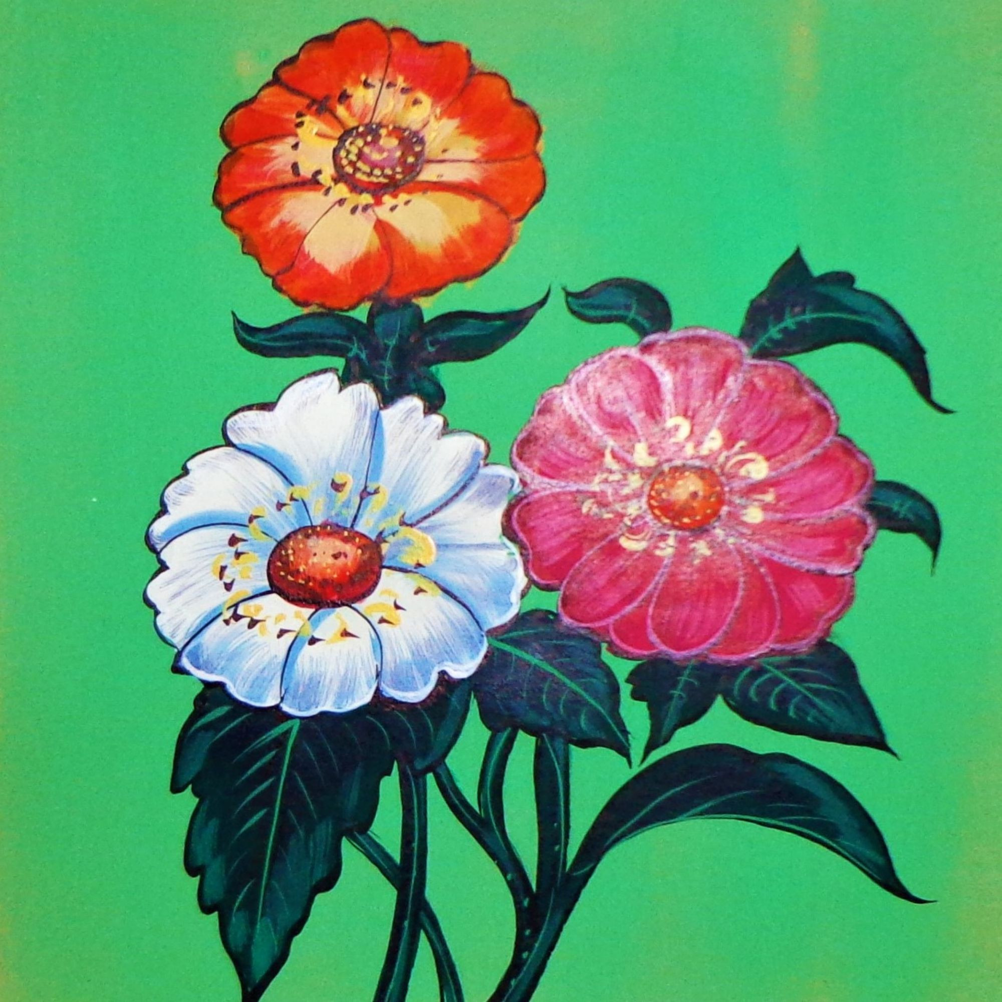 FLORENCE Flower Painting Floral Wall Art - FL02