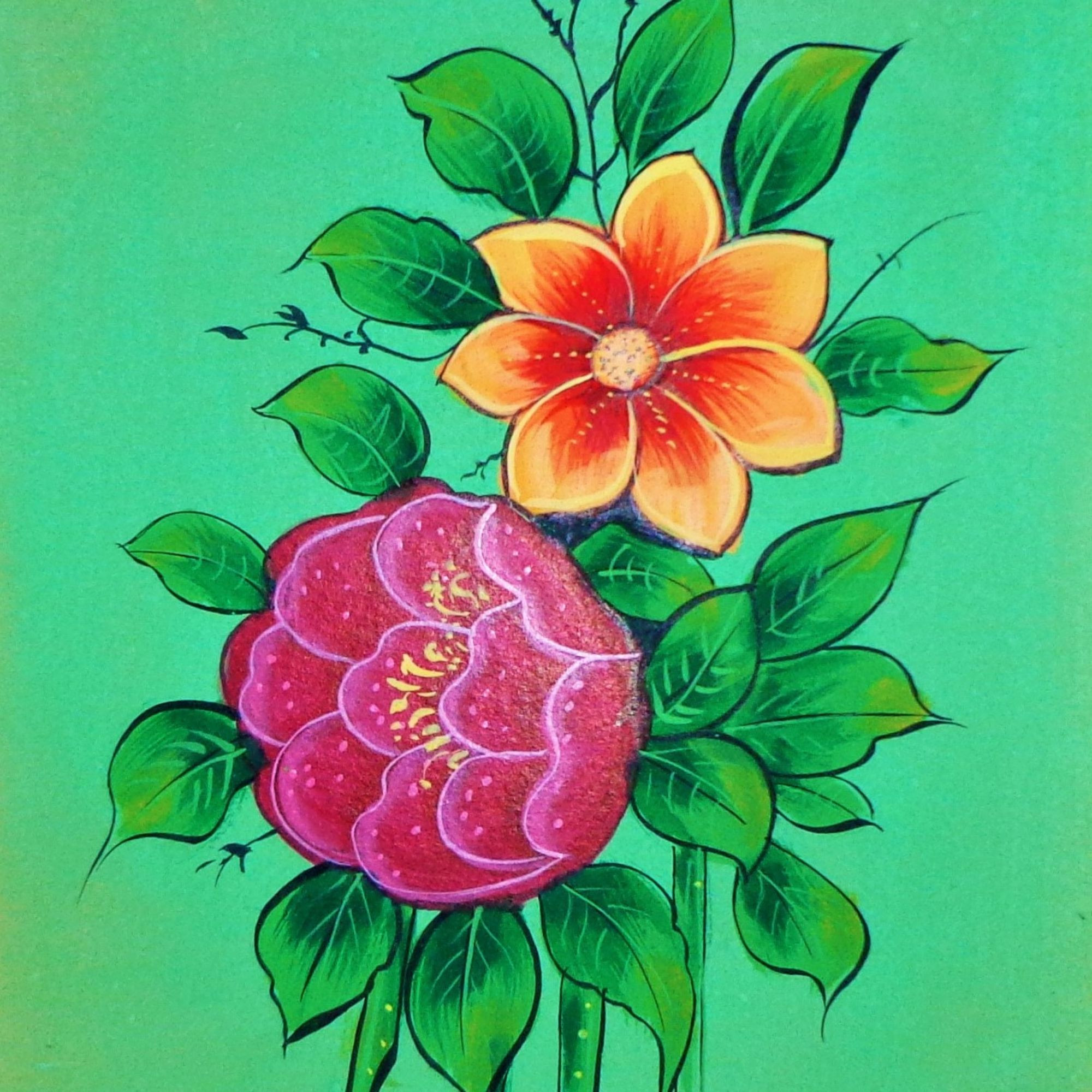 FLORENCE Flower Painting Floral Wall Art - FL03