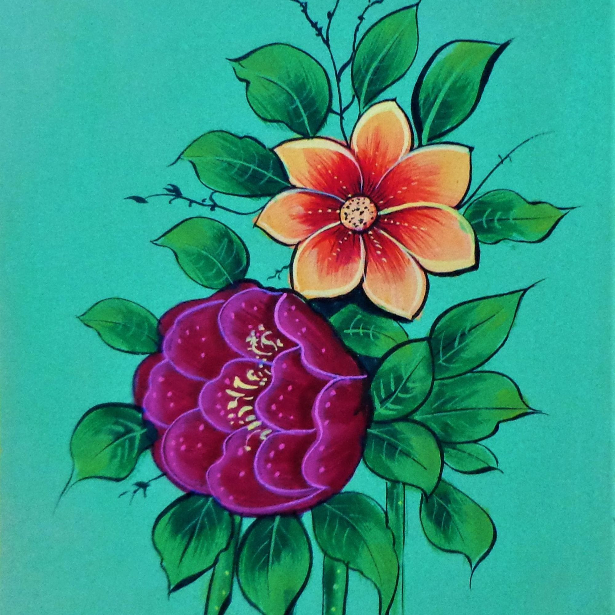 FLORENCE Flower Painting Floral Wall Art - FL03