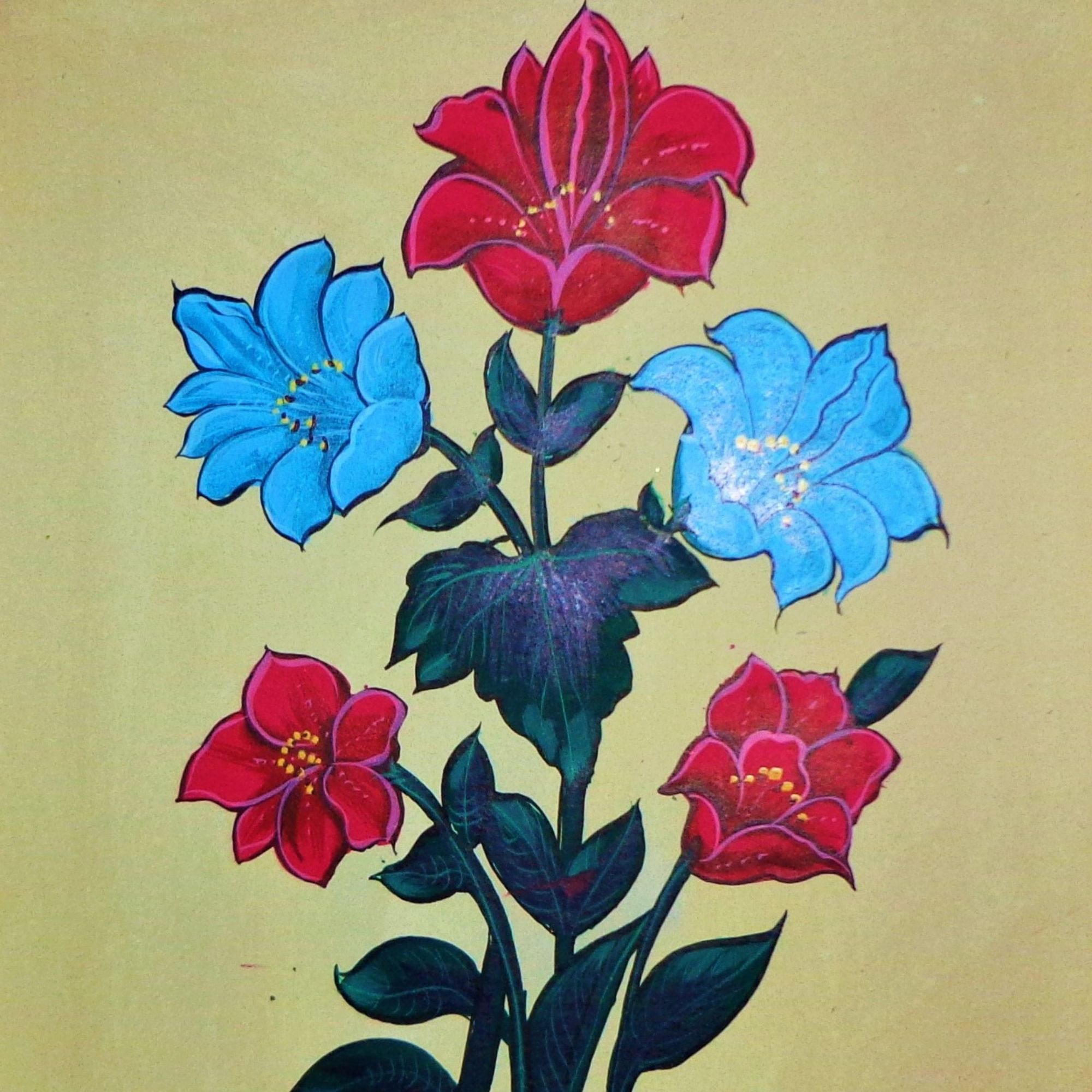 FLORENCE Flower Painting Floral Wall Art - FL04