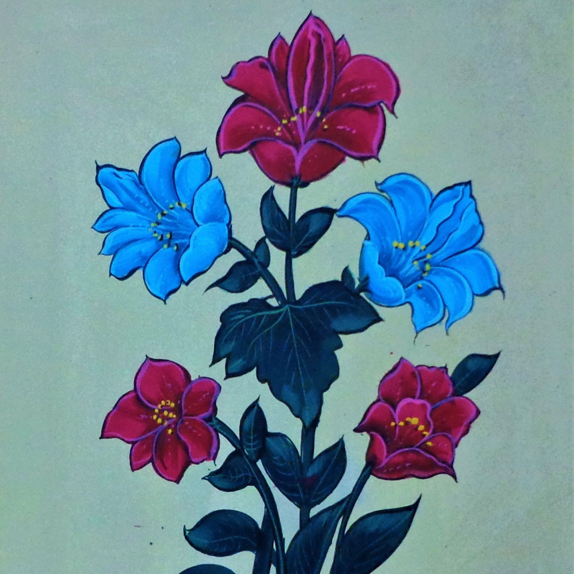 FLORENCE Flower Painting Floral Wall Art - FL04