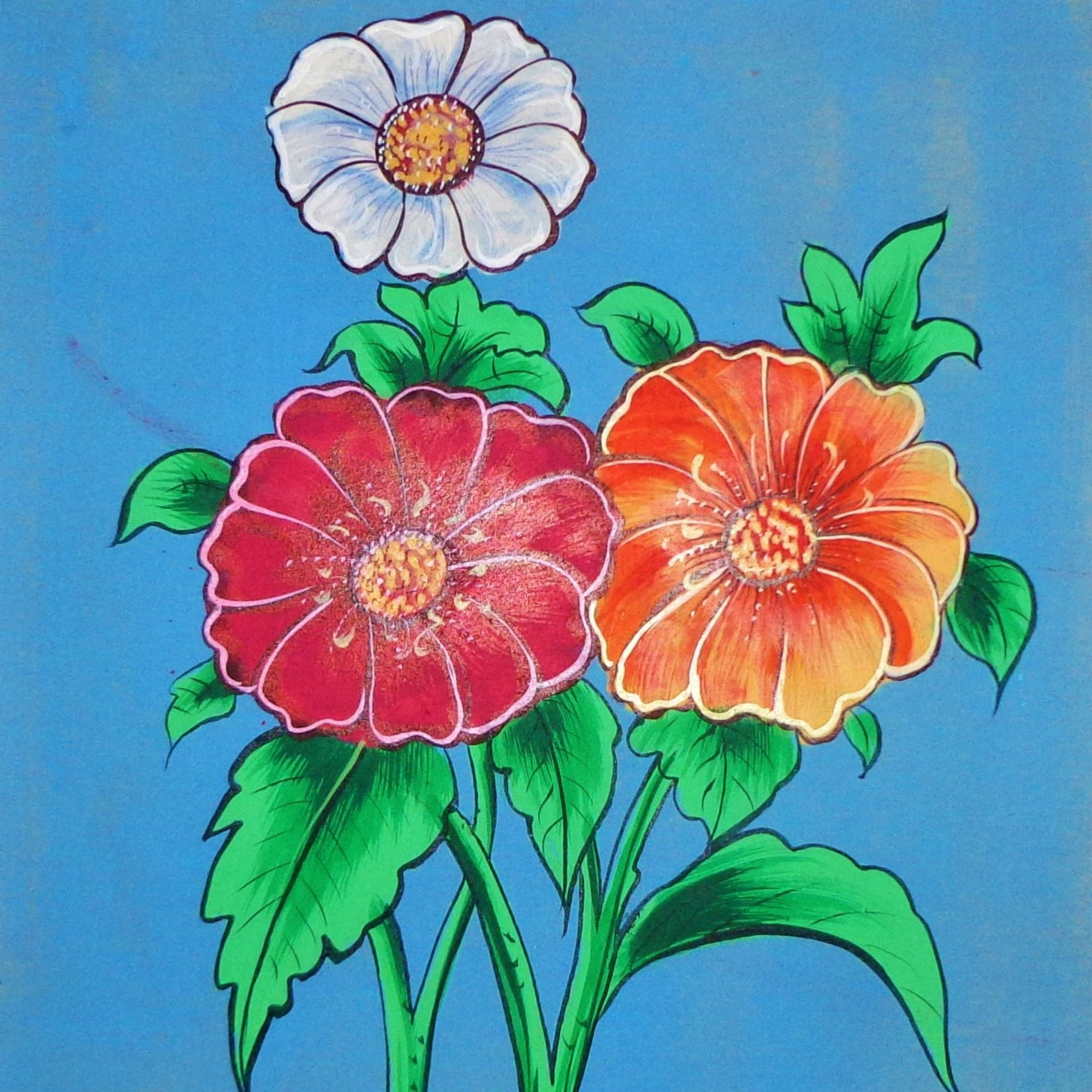 FLORENCE Flower Painting Floral Wall Art - FL05