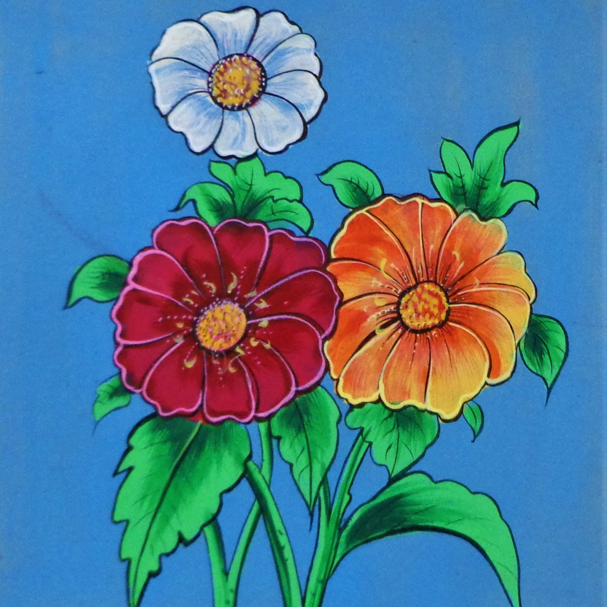 FLORENCE Flower Painting Floral Wall Art - FL05