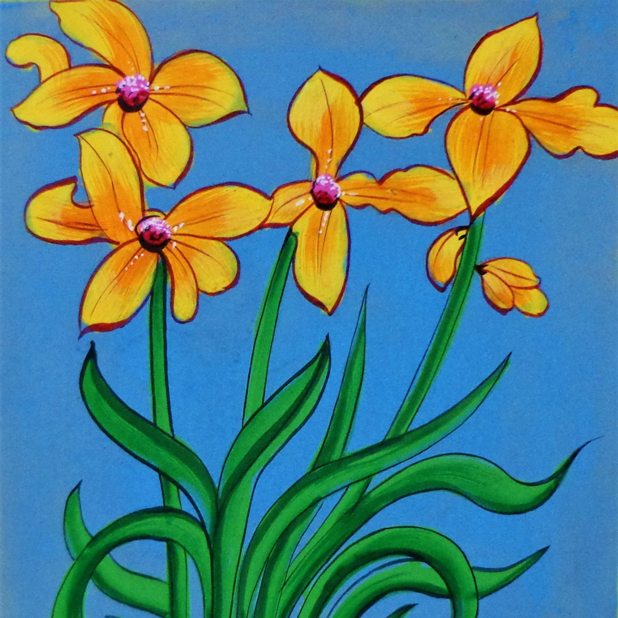 FLORENCE Flower Painting Floral Wall Art - FL06