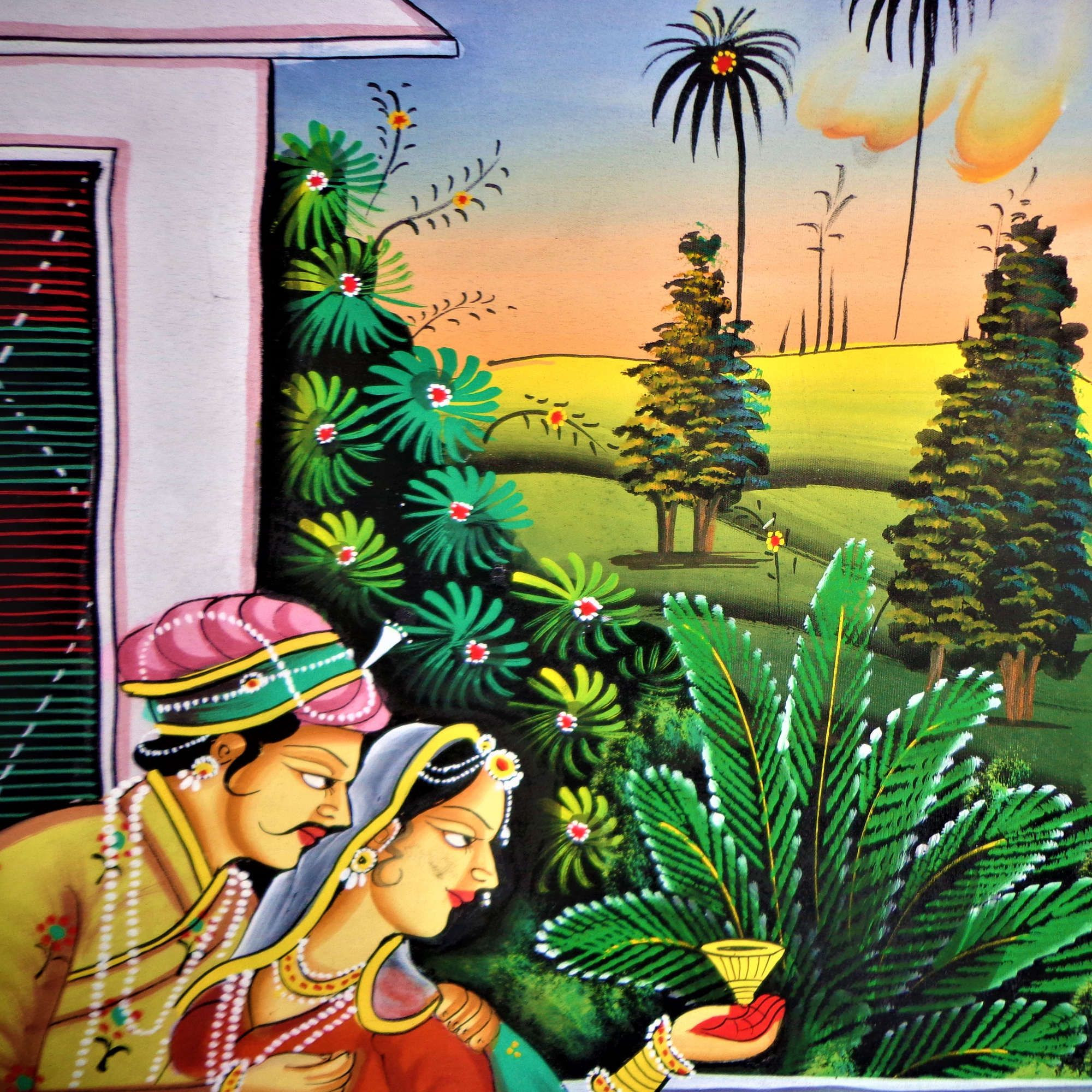 Tales Of Revelry Miniature Art Rajasthani Painting - MA13