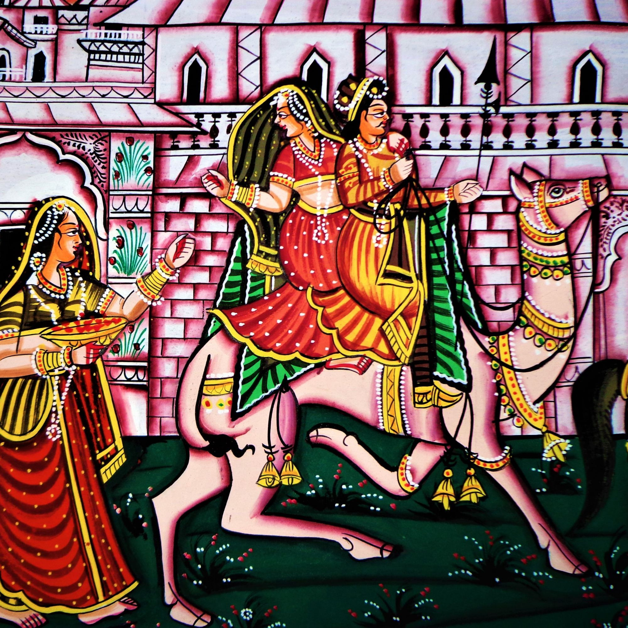 Royal Rajgharana Miniature Art Rajasthani Painting