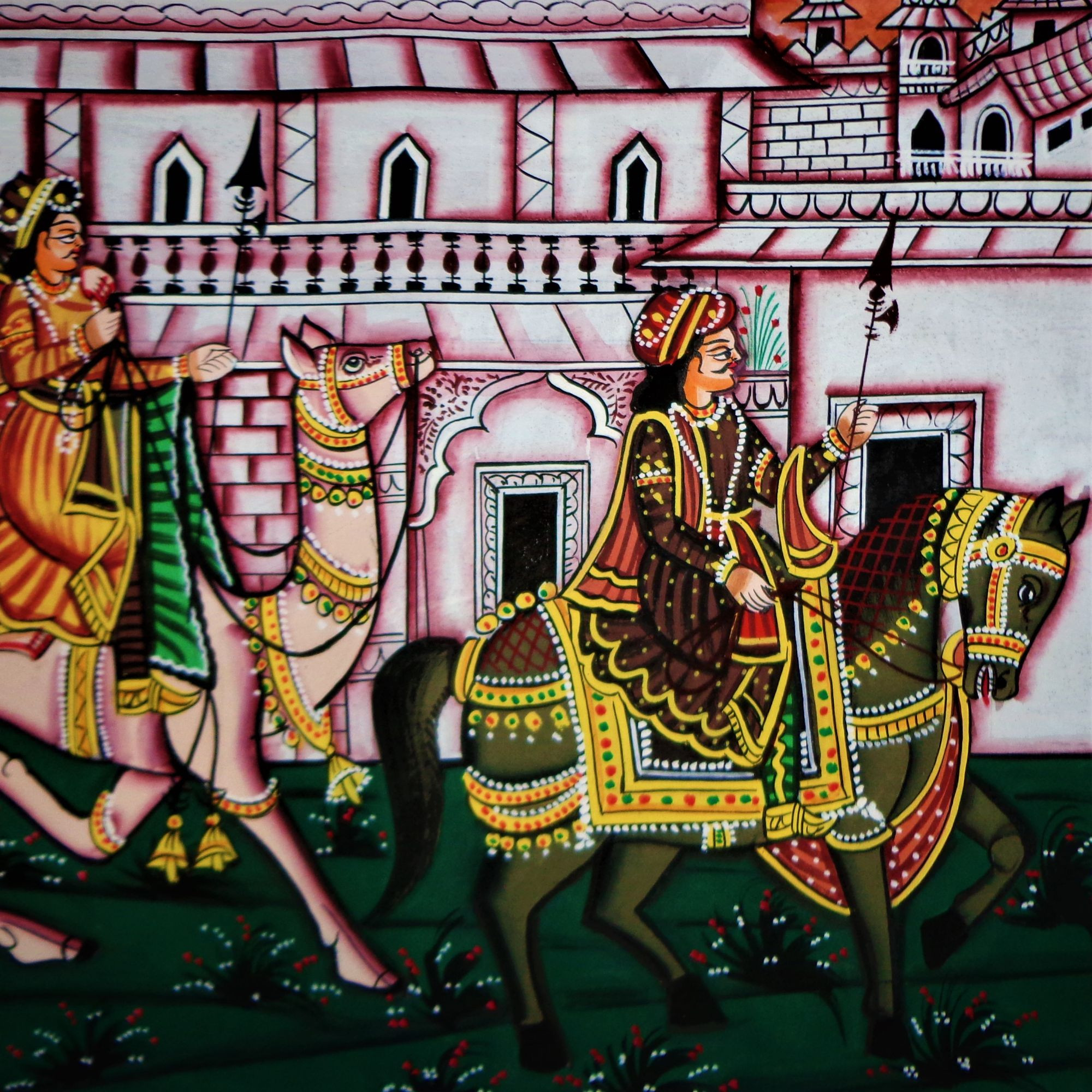Royal Rajgharana Miniature Art Rajasthani Painting
