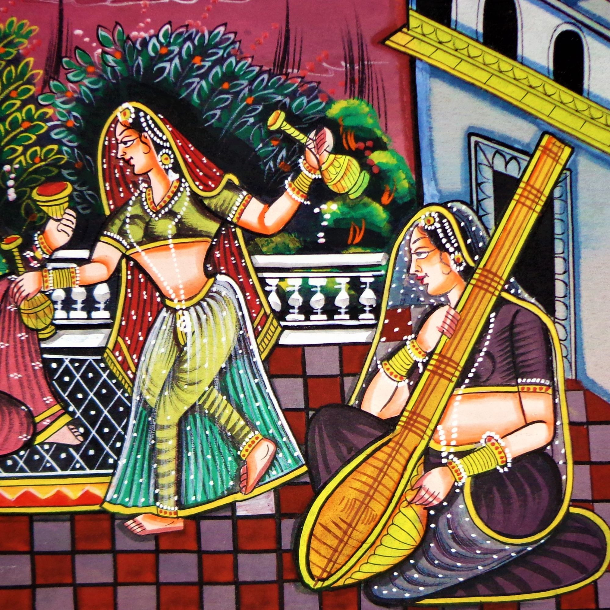 Royal Rajgharana Miniature Art Rajasthani Painting