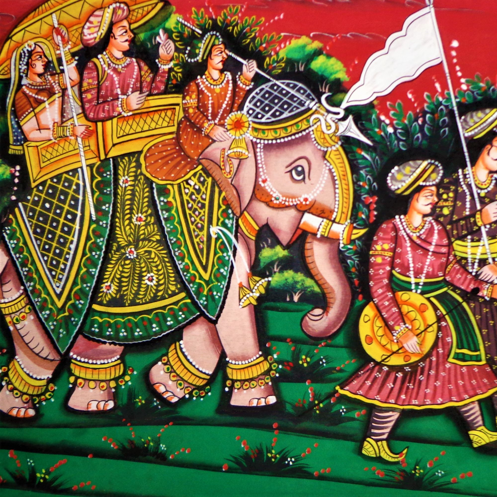 Royal Rajgharana Miniature Art Rajasthani Painting