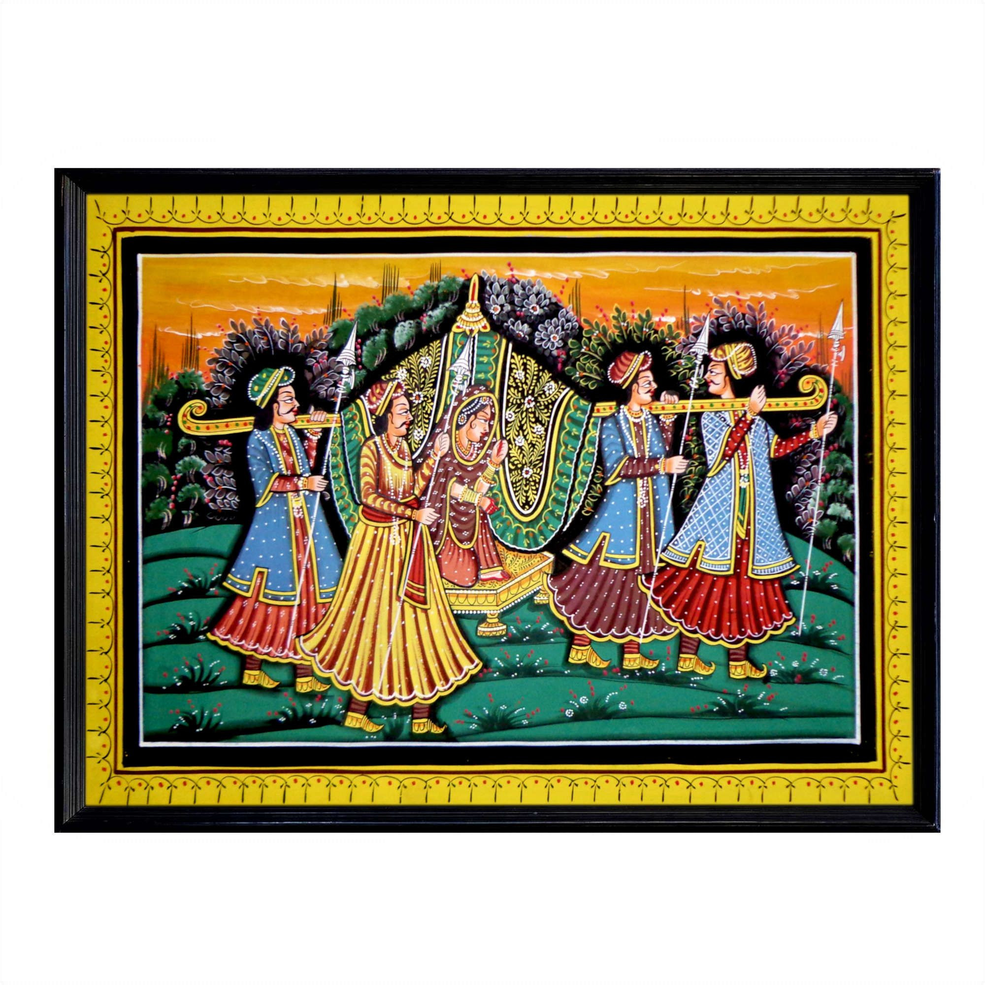 Royal Rajgharana Miniature Art Rajasthani Painting