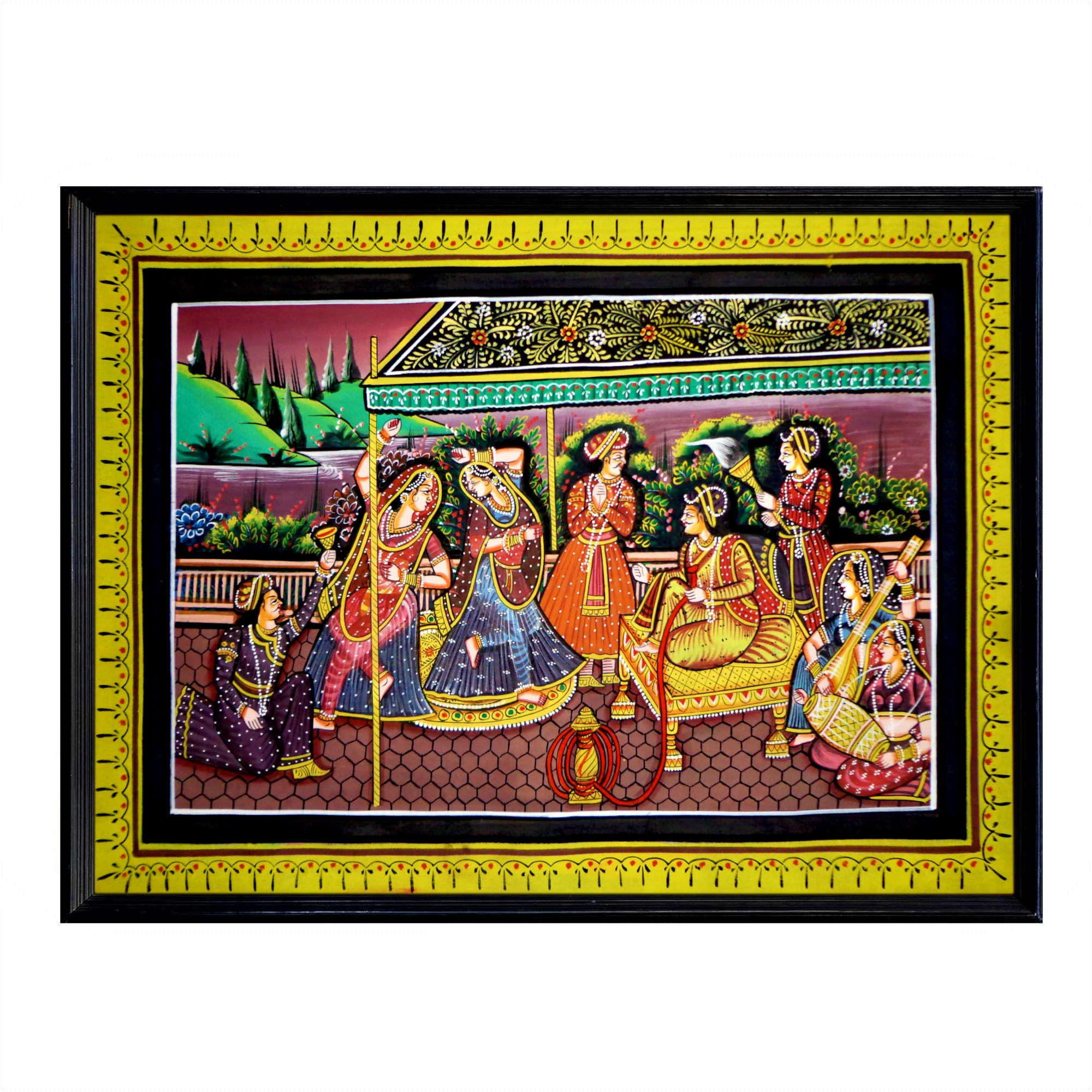 Royal Rajgharana Miniature Art Rajasthani Painting
