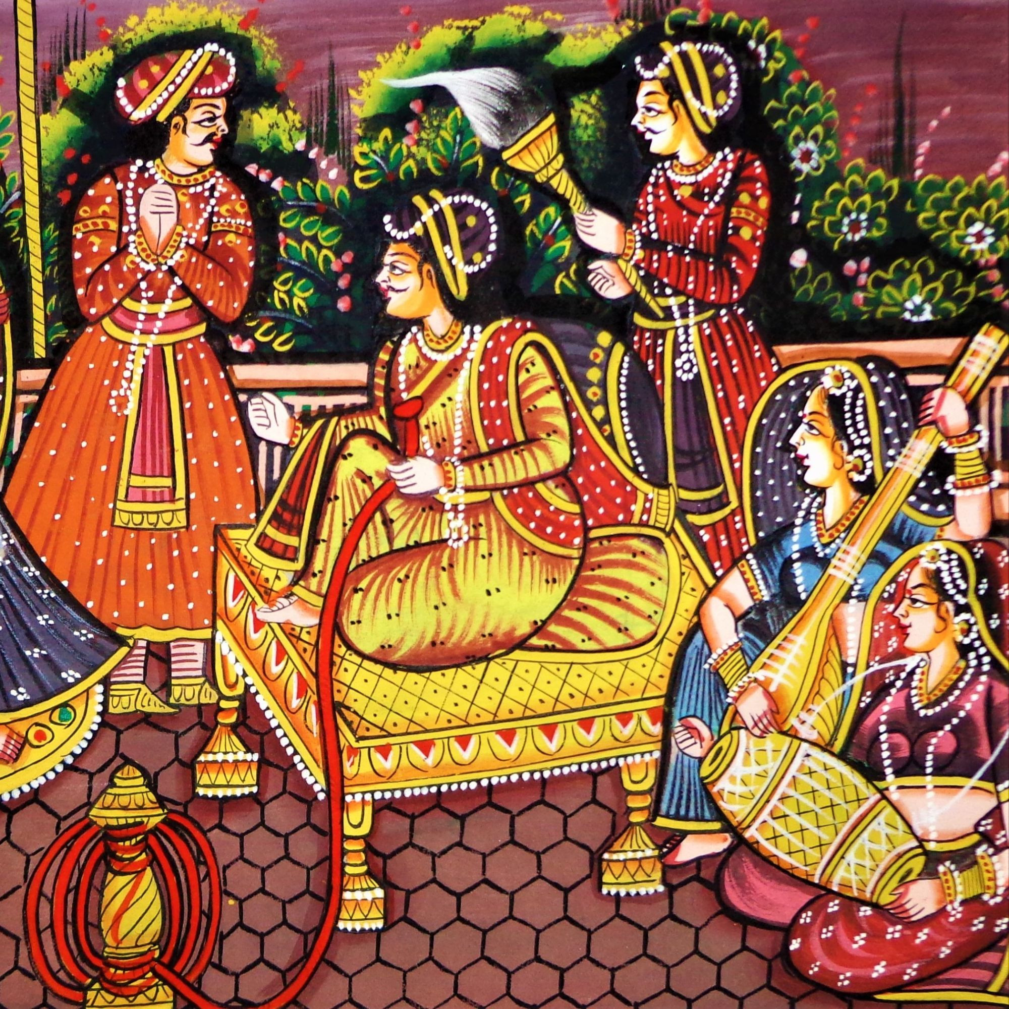 Royal Rajgharana Miniature Art Rajasthani Painting
