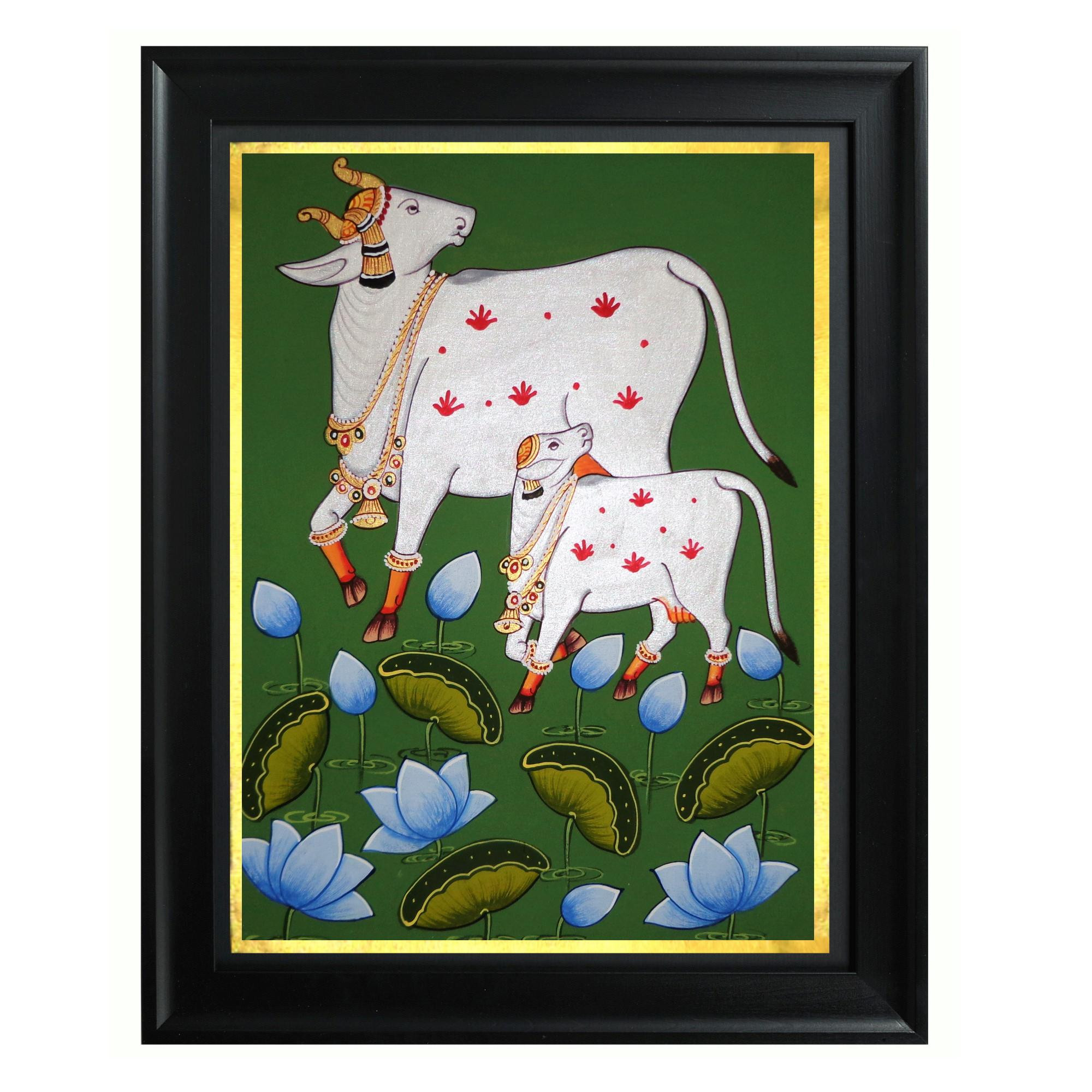 Pichwai Art Kamdhenu Painting - KD01