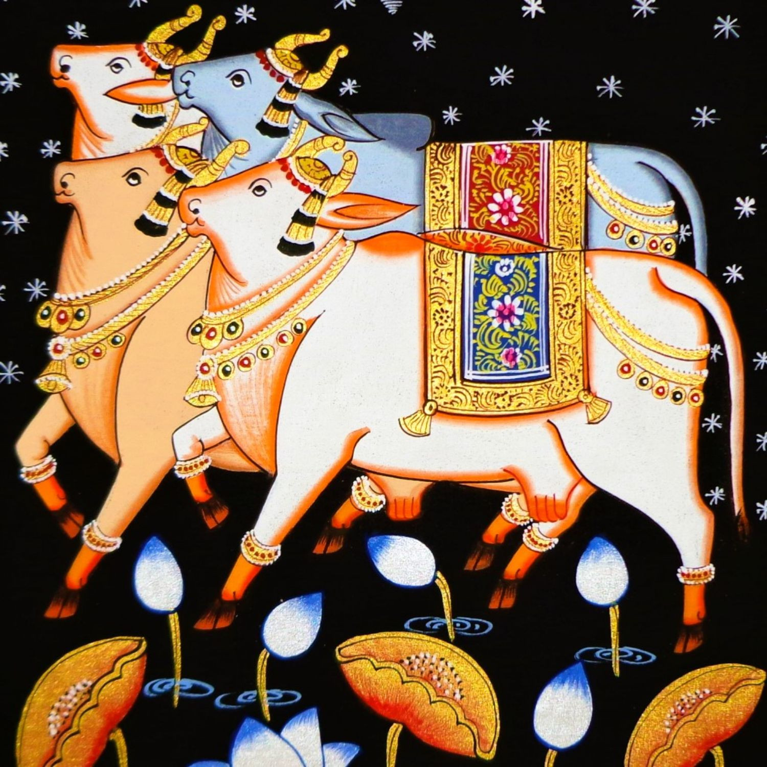 Pichwai Art Kamdhenu Painting - KD02