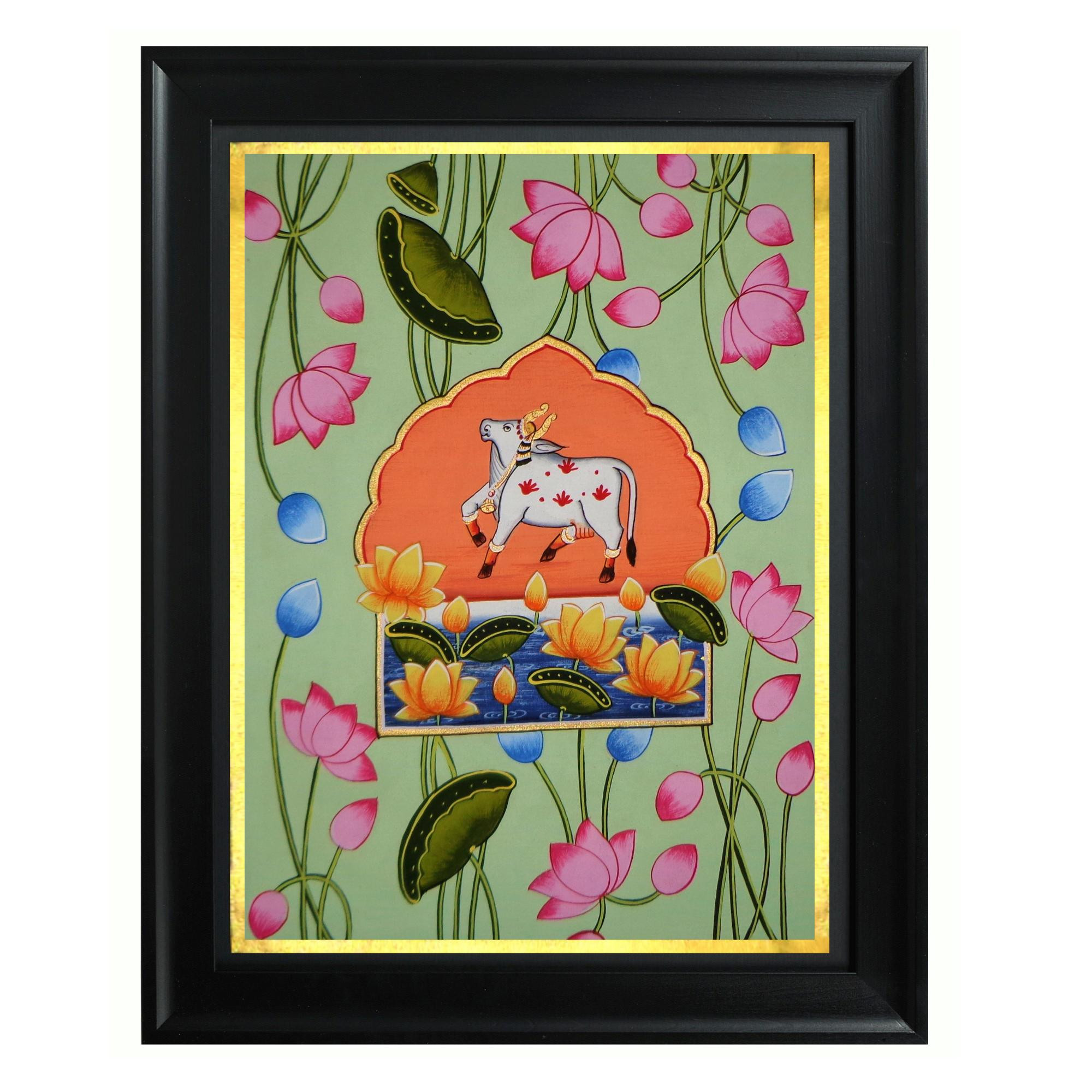 Pichwai Art Kamdhenu Painting - KD04