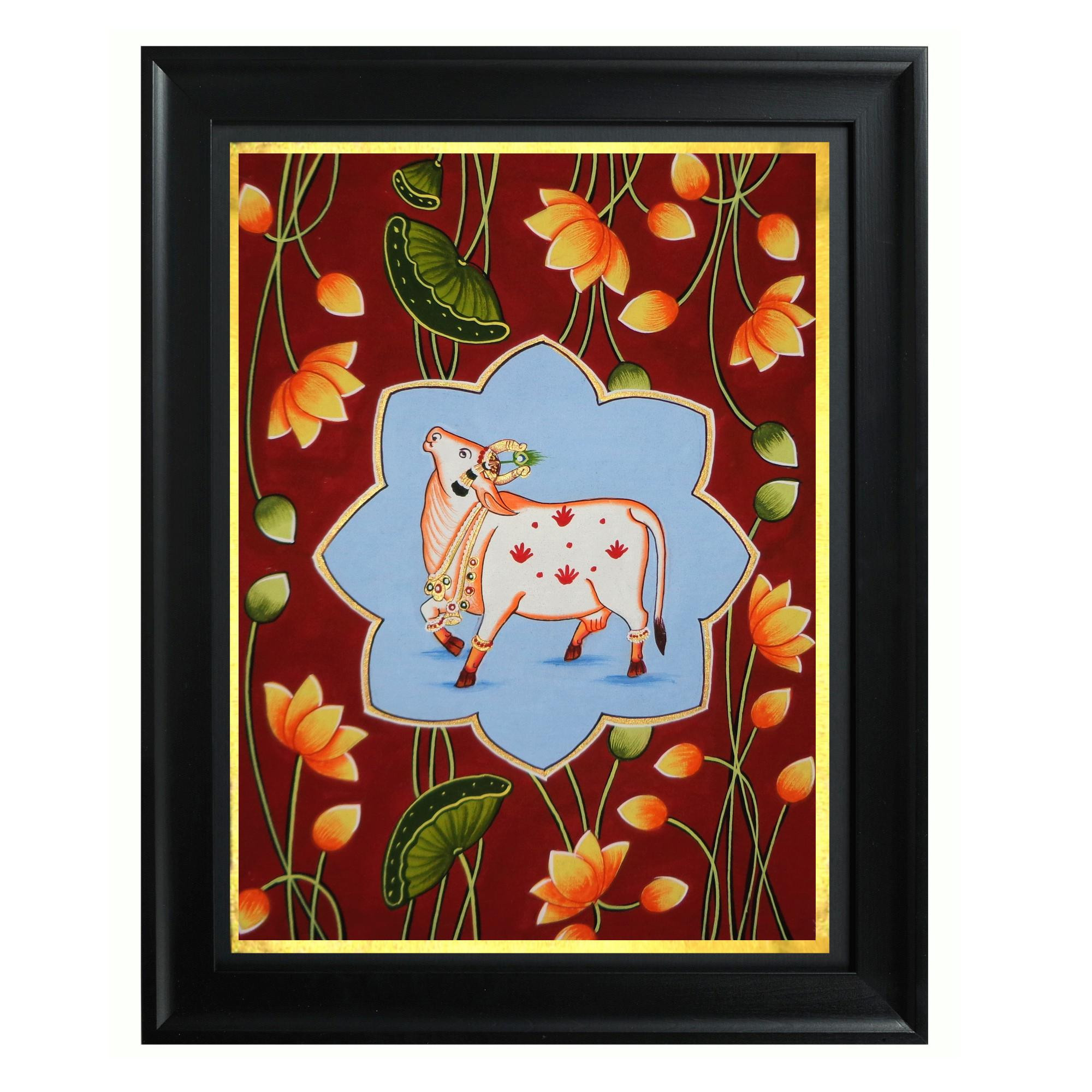 Pichwai Art Kamdhenu Painting - KD05