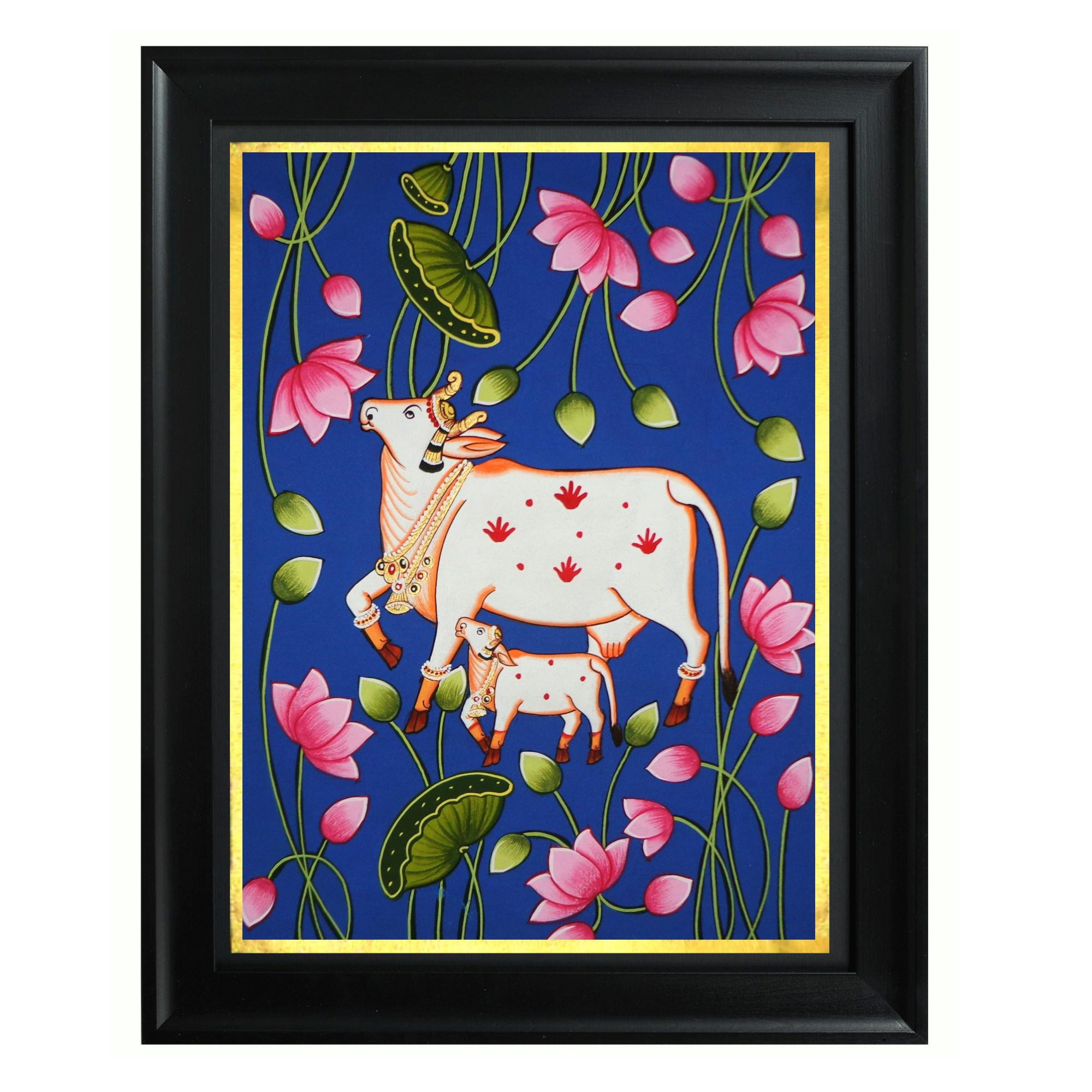 Pichwai Art Kamdhenu Painting - KD06