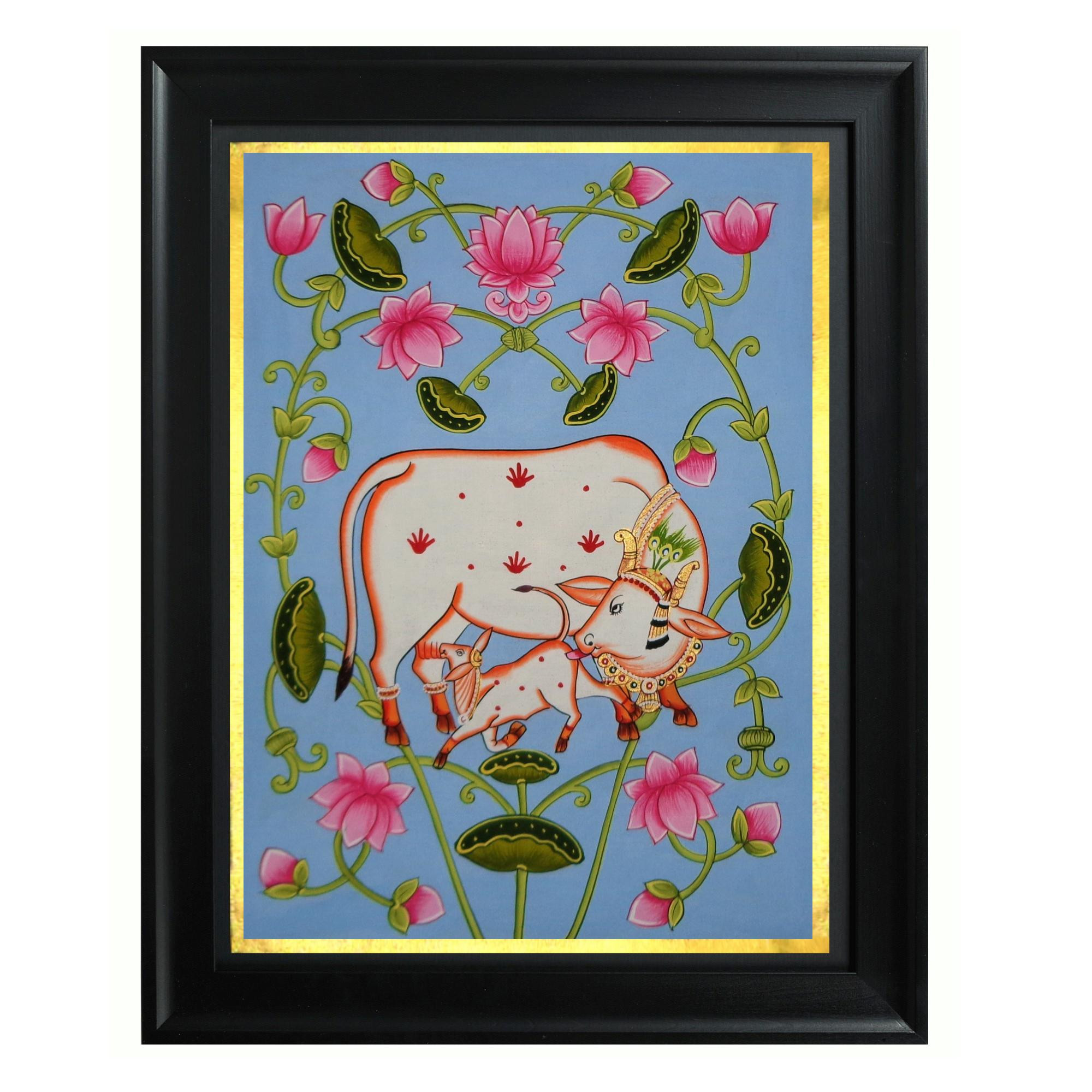 Pichwai Art Kamdhenu Painting - KD07