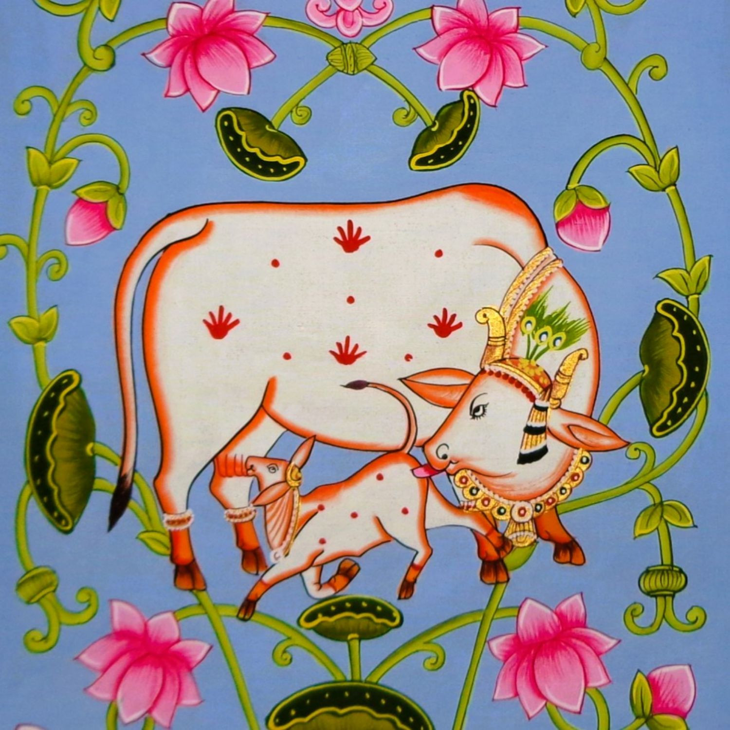 Pichwai Art Kamdhenu Painting - KD07