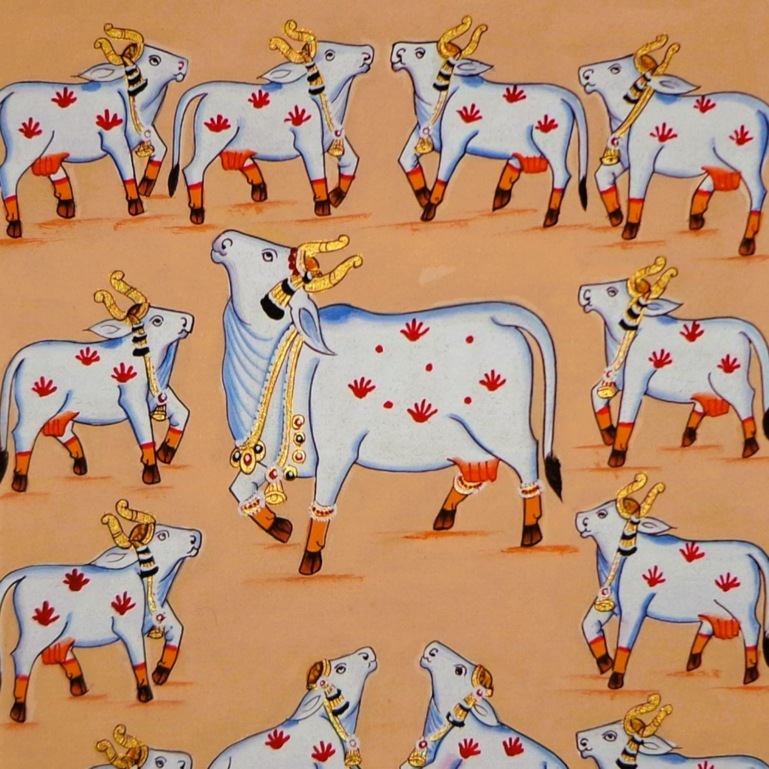 Pichwai Art Kamdhenu Painting - KD08