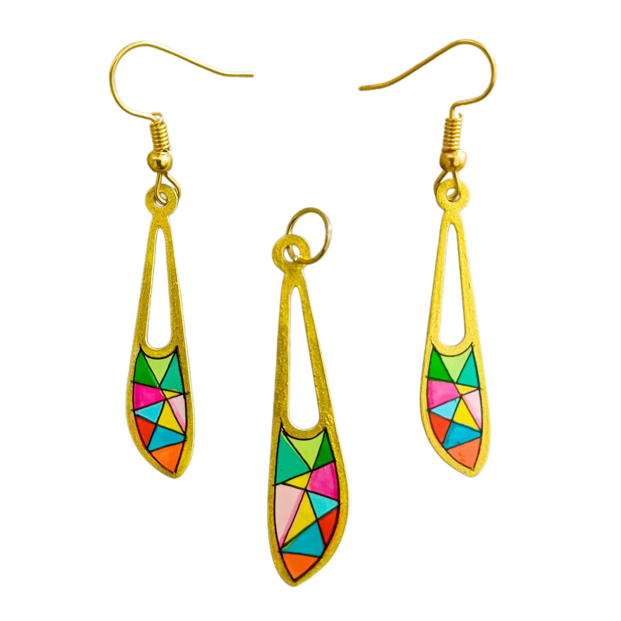 Handcrafted Pendant Earring Jewelry by AVIVANA