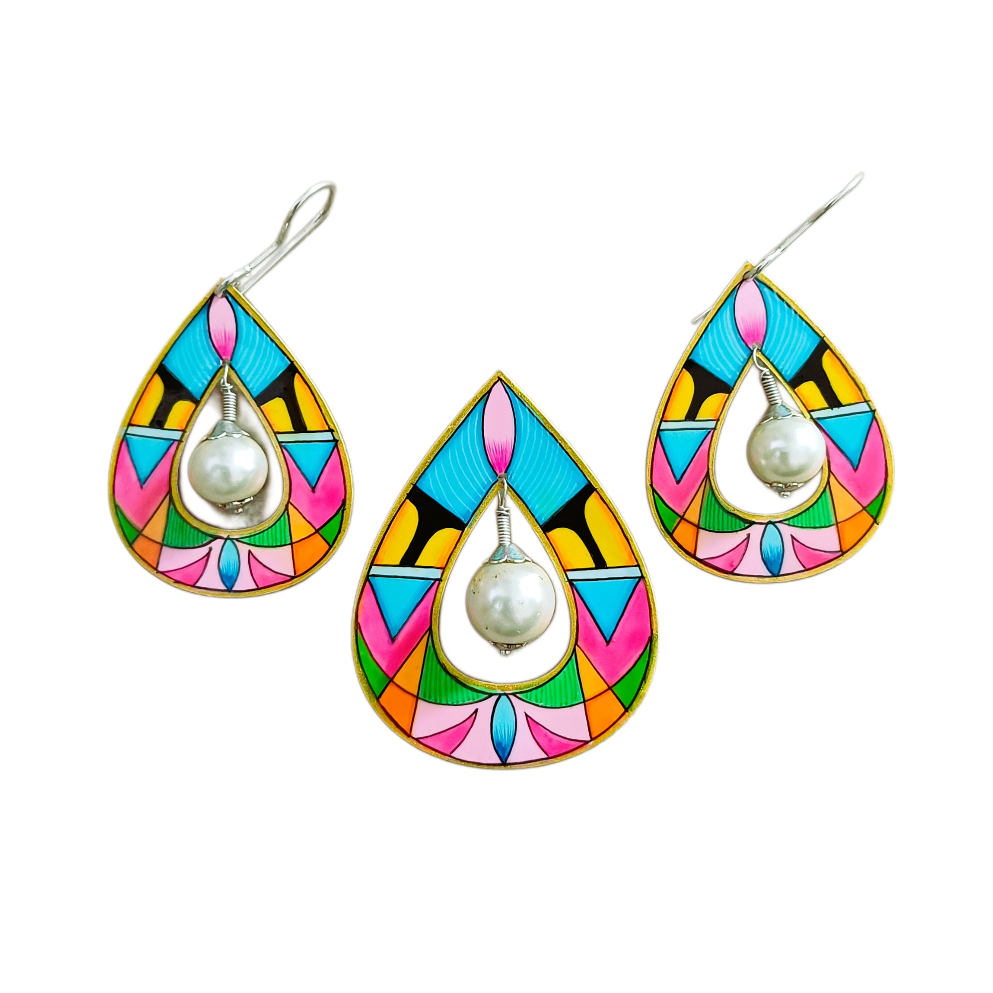Handcrafted Pendant Earring Jewelry by AVIVANA