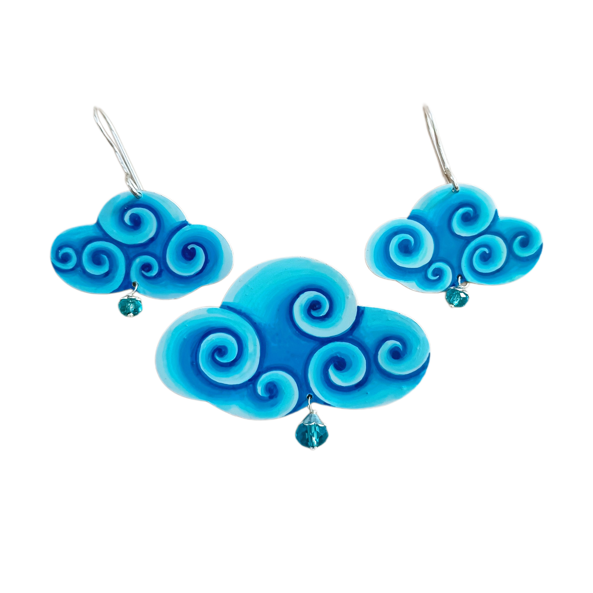 Handcrafted Pendant Earring Jewelry by AVIVANA