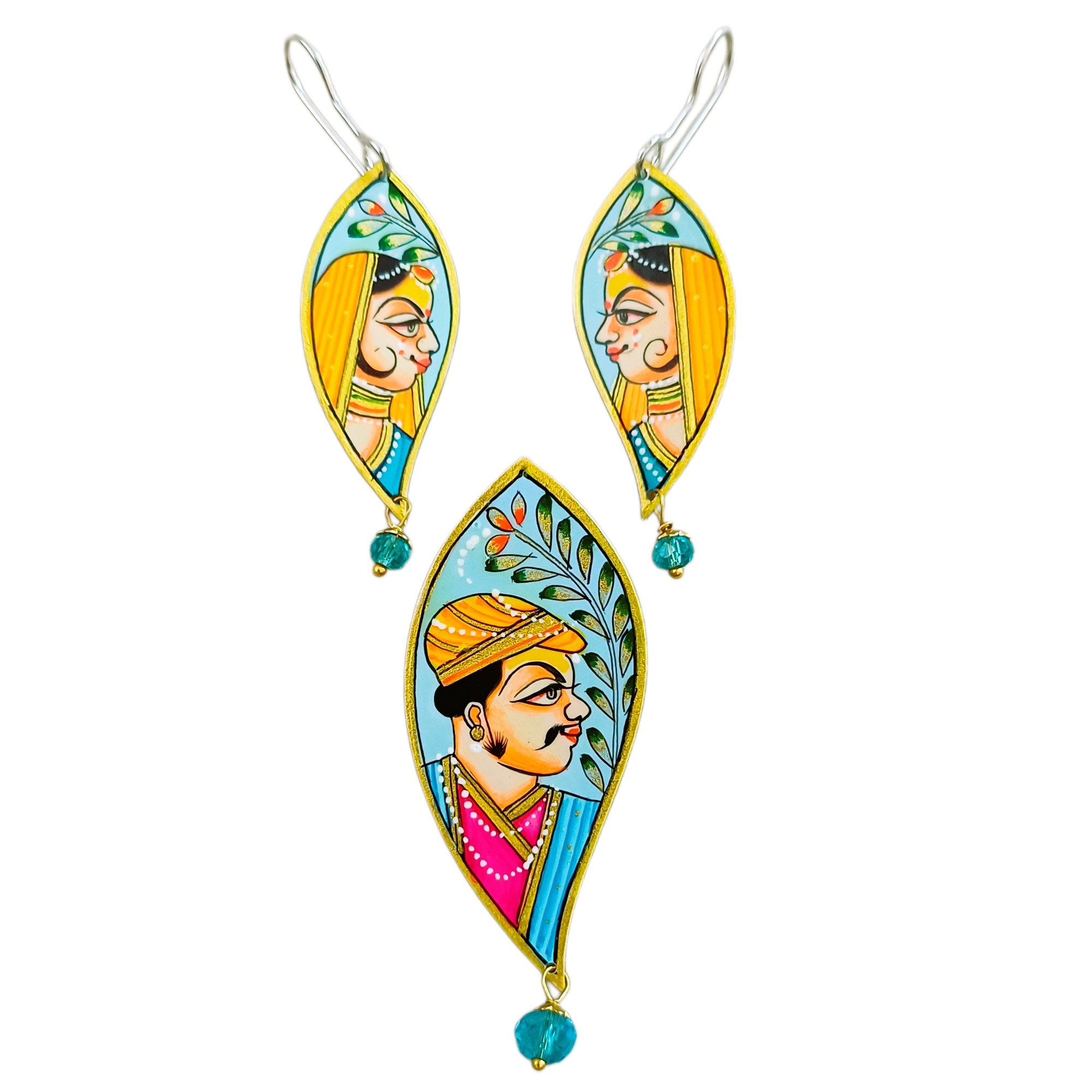 Handcrafted Pendant Earring Jewelry by AVIVANA