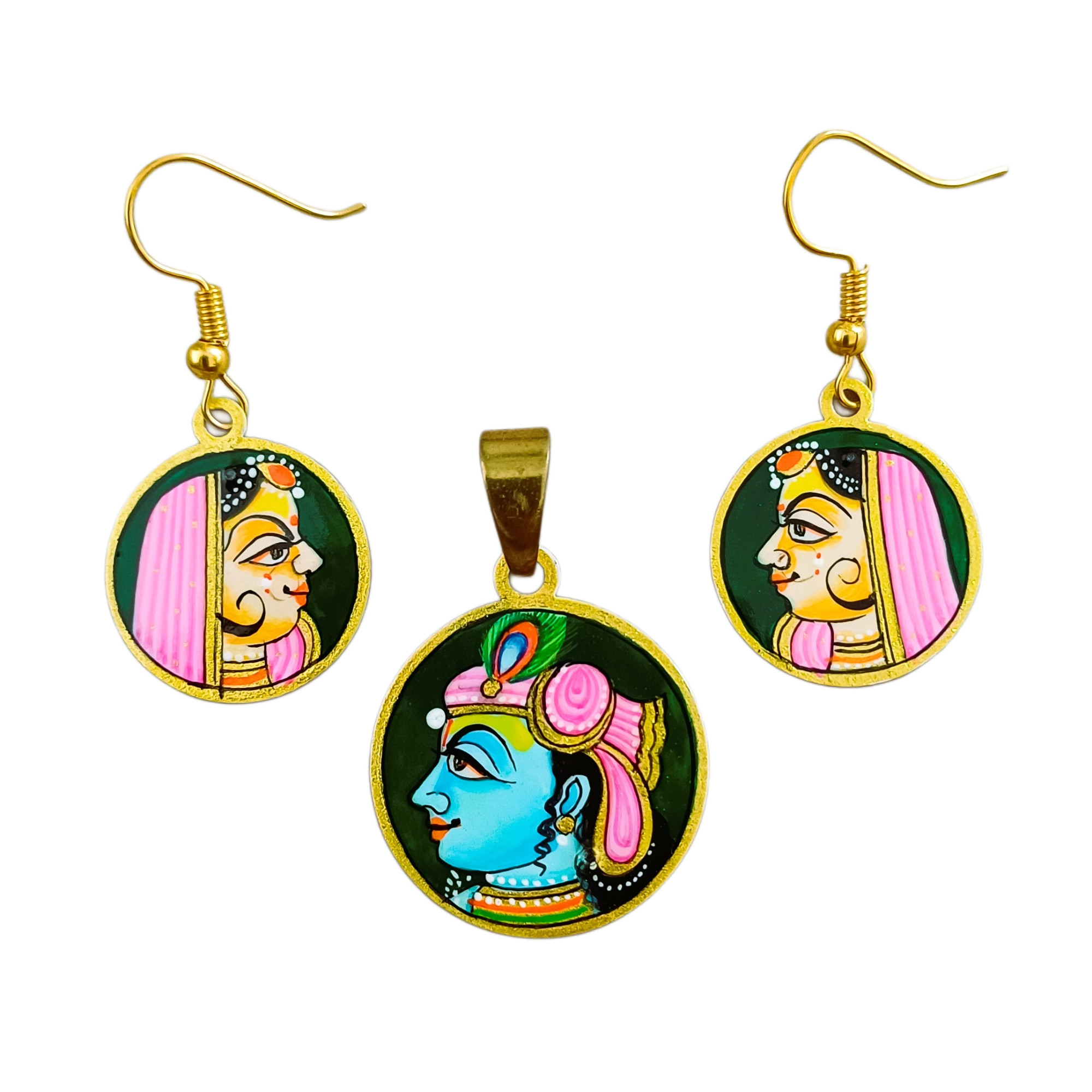 Handcrafted Pendant Earring Jewelry by AVIVANA