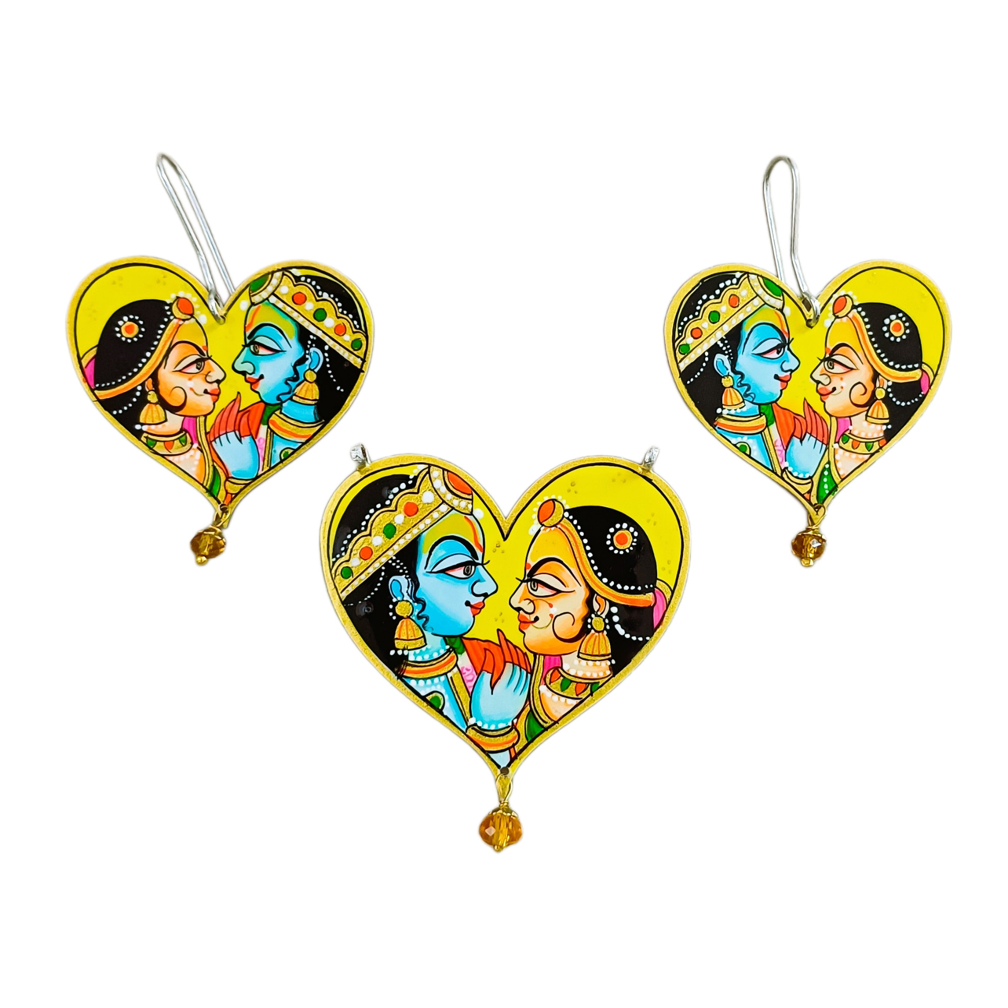 Handcrafted Pendant Earring Jewelry by AVIVANA